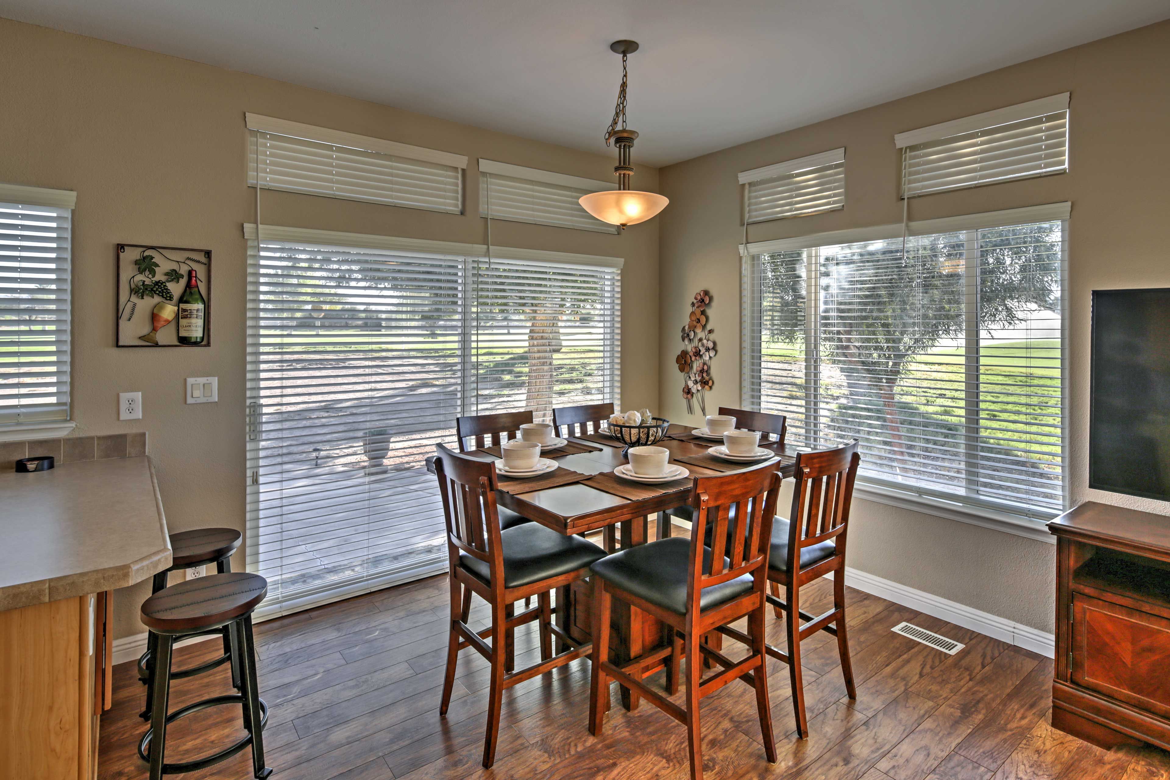 Dining Space | Dishware & Flatware Provided