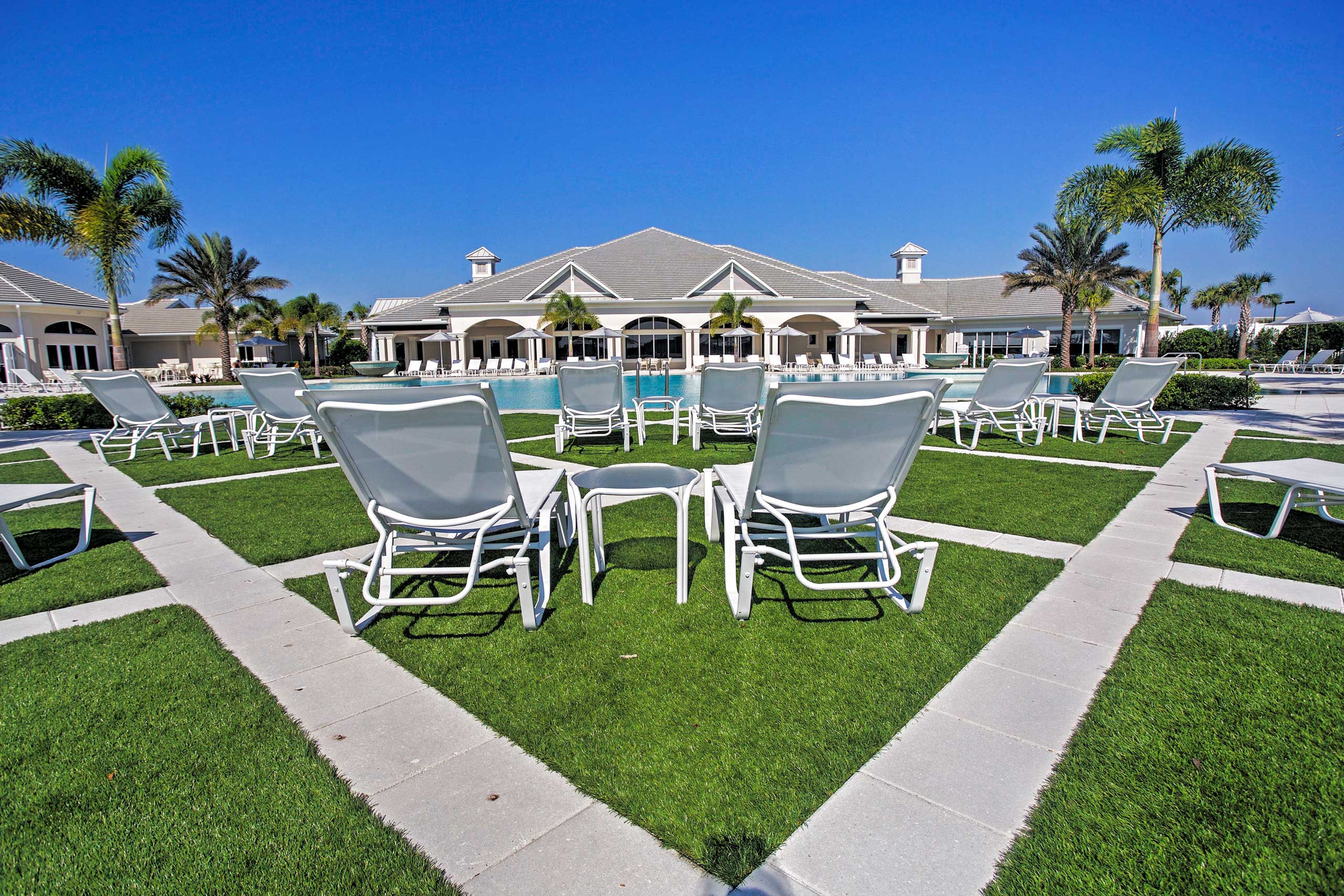 You'll find pristine community areas in this gated community.
