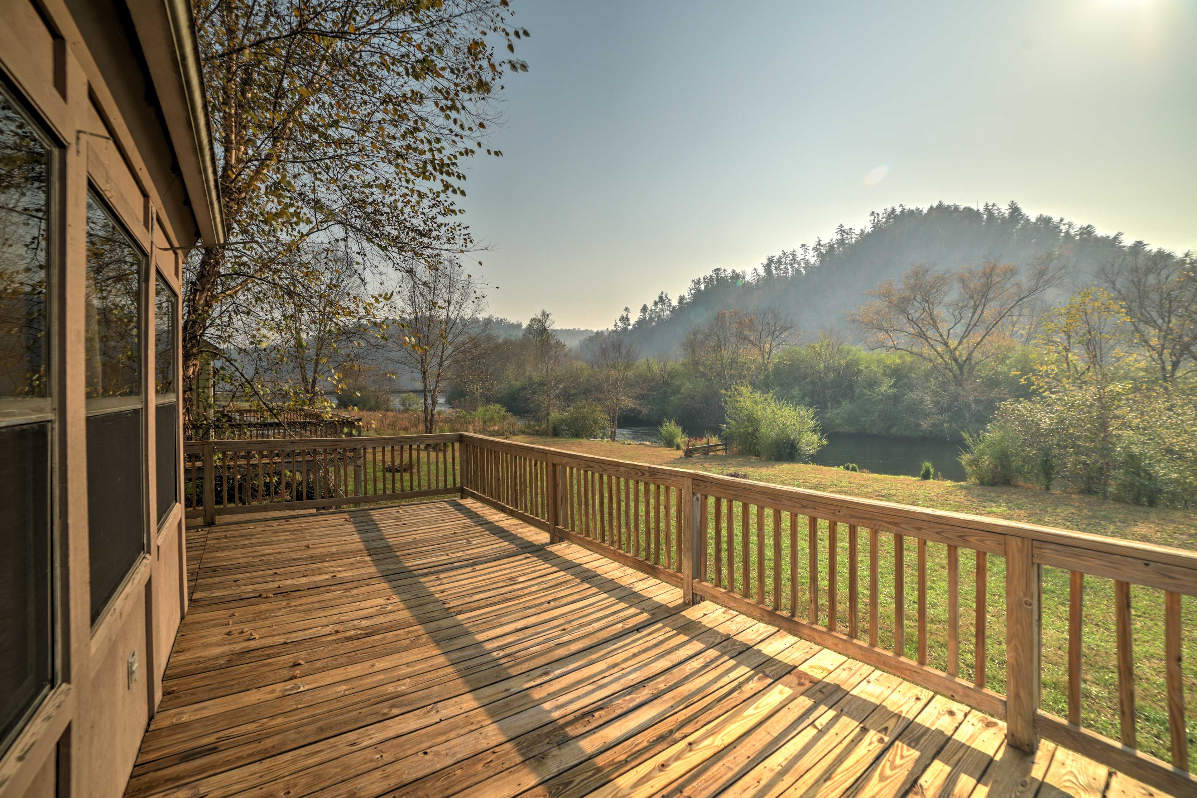 Spacious Deck | Views