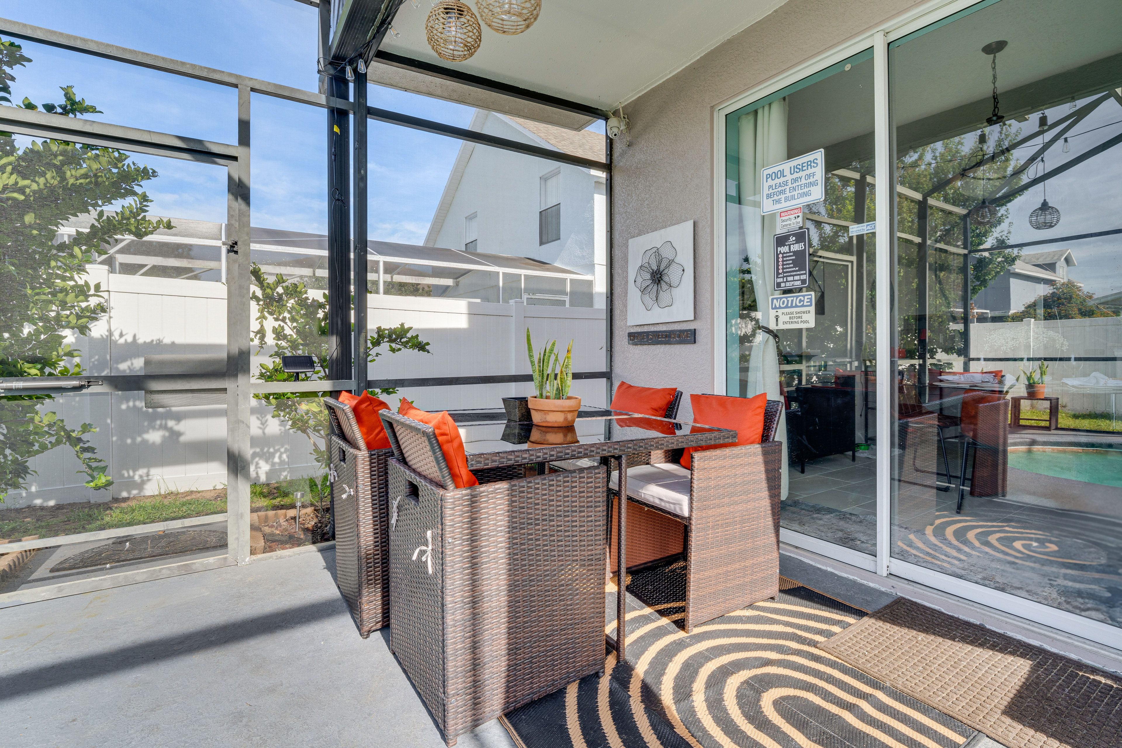 Private Patio | Outdoor Dining | Charcoal Grill