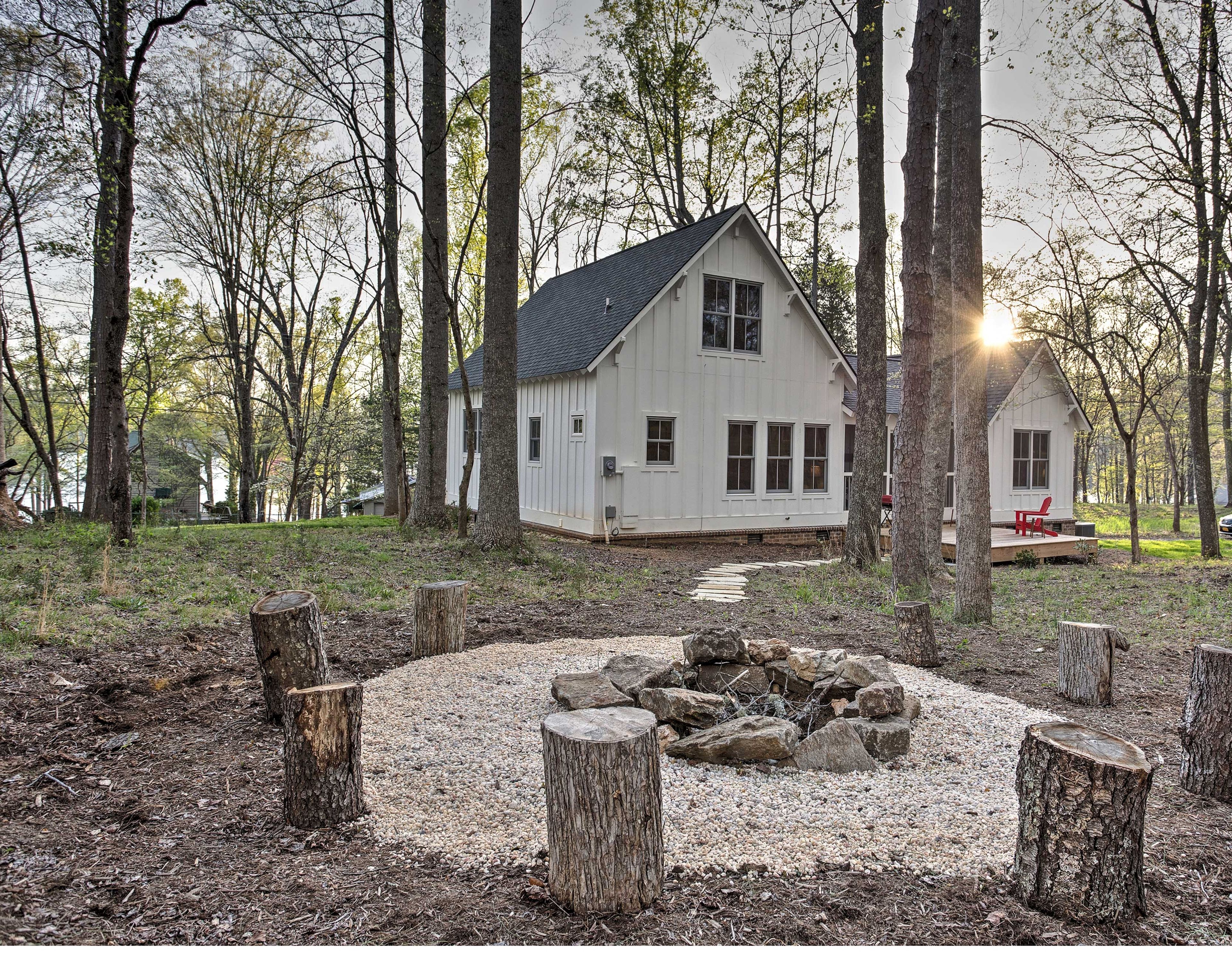 Exterior | Fire Pit | Patio | Walk to Norris Lake