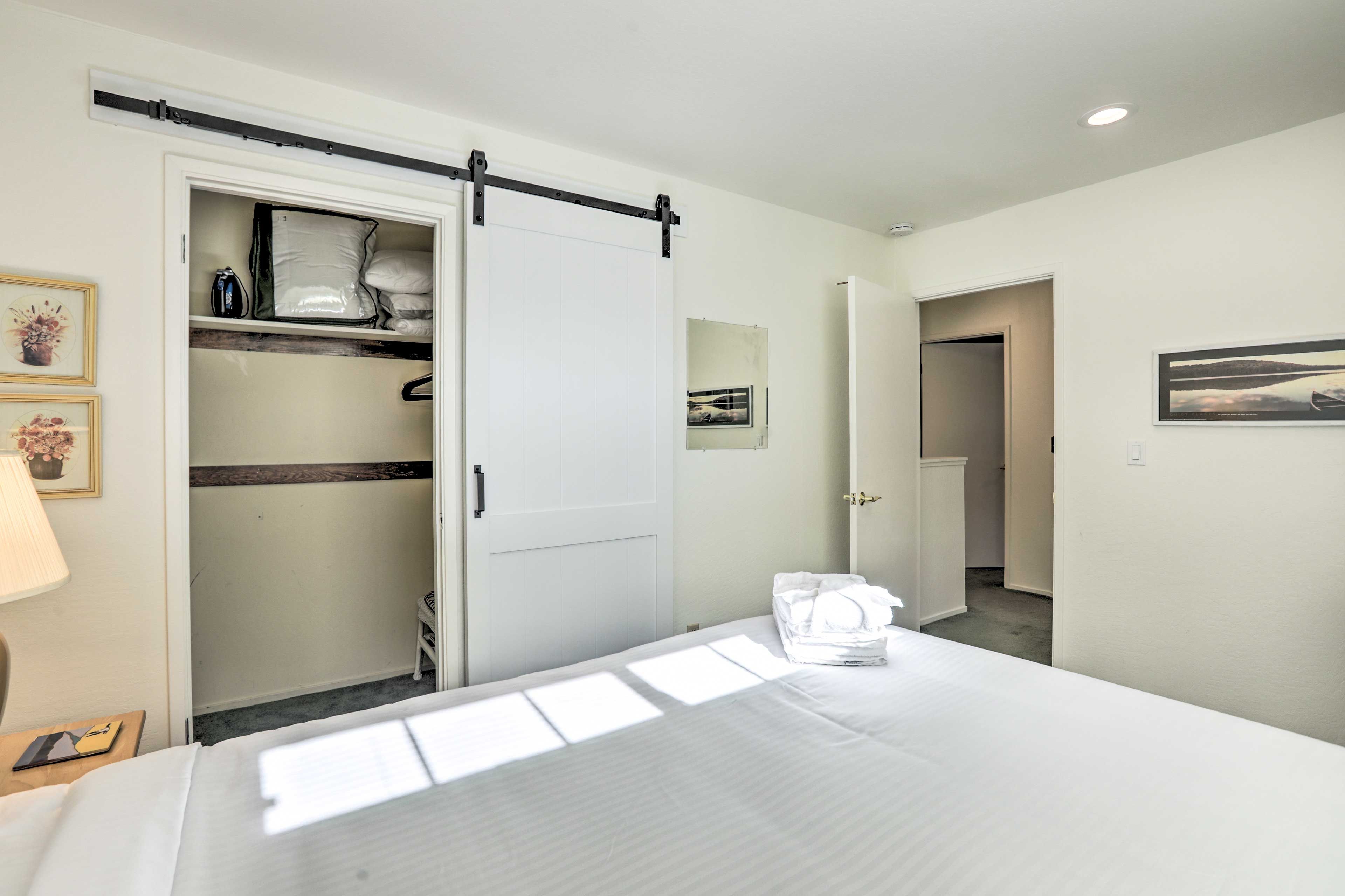 Store your travel essentials in this closet!