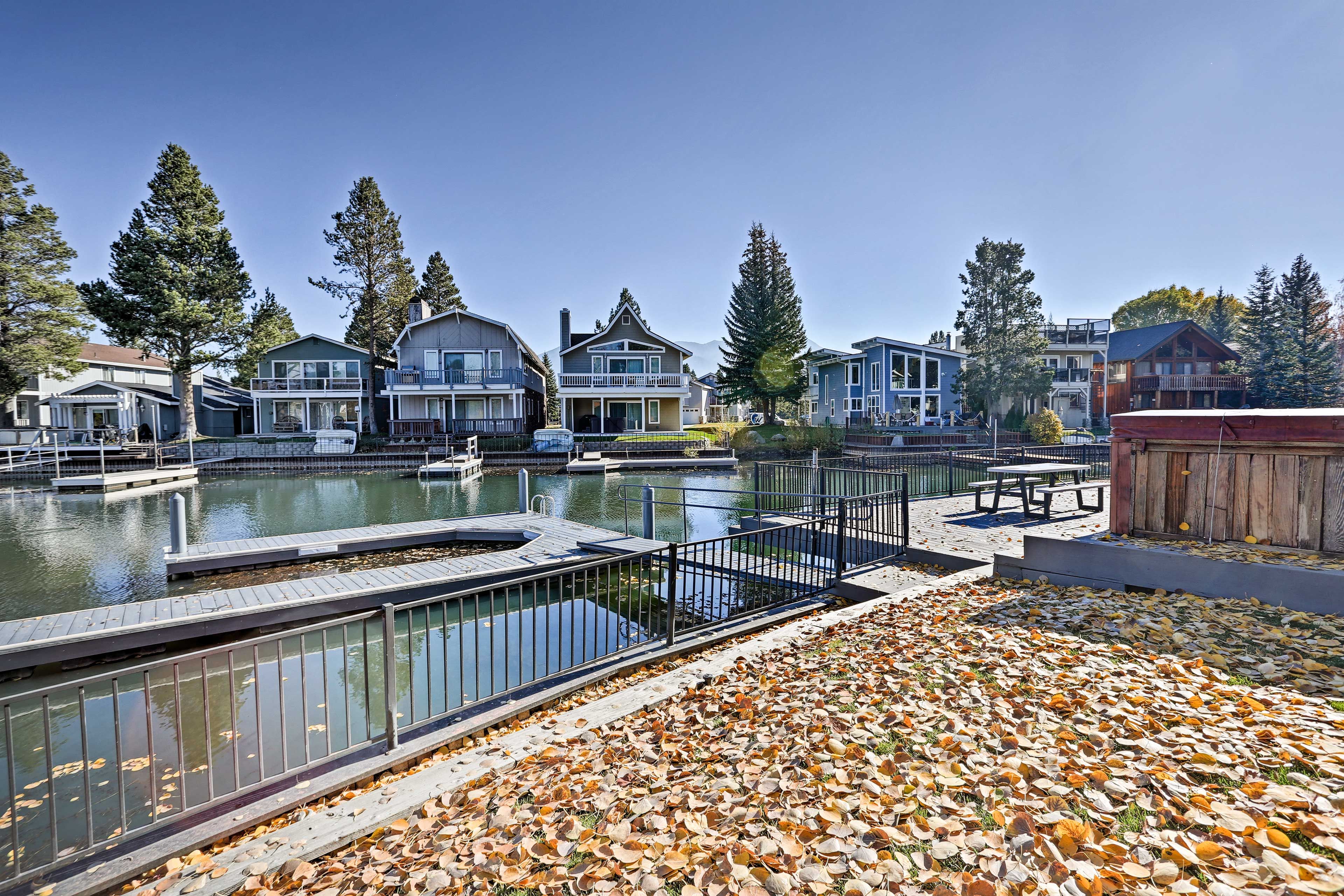 You'll love being right by the lake!