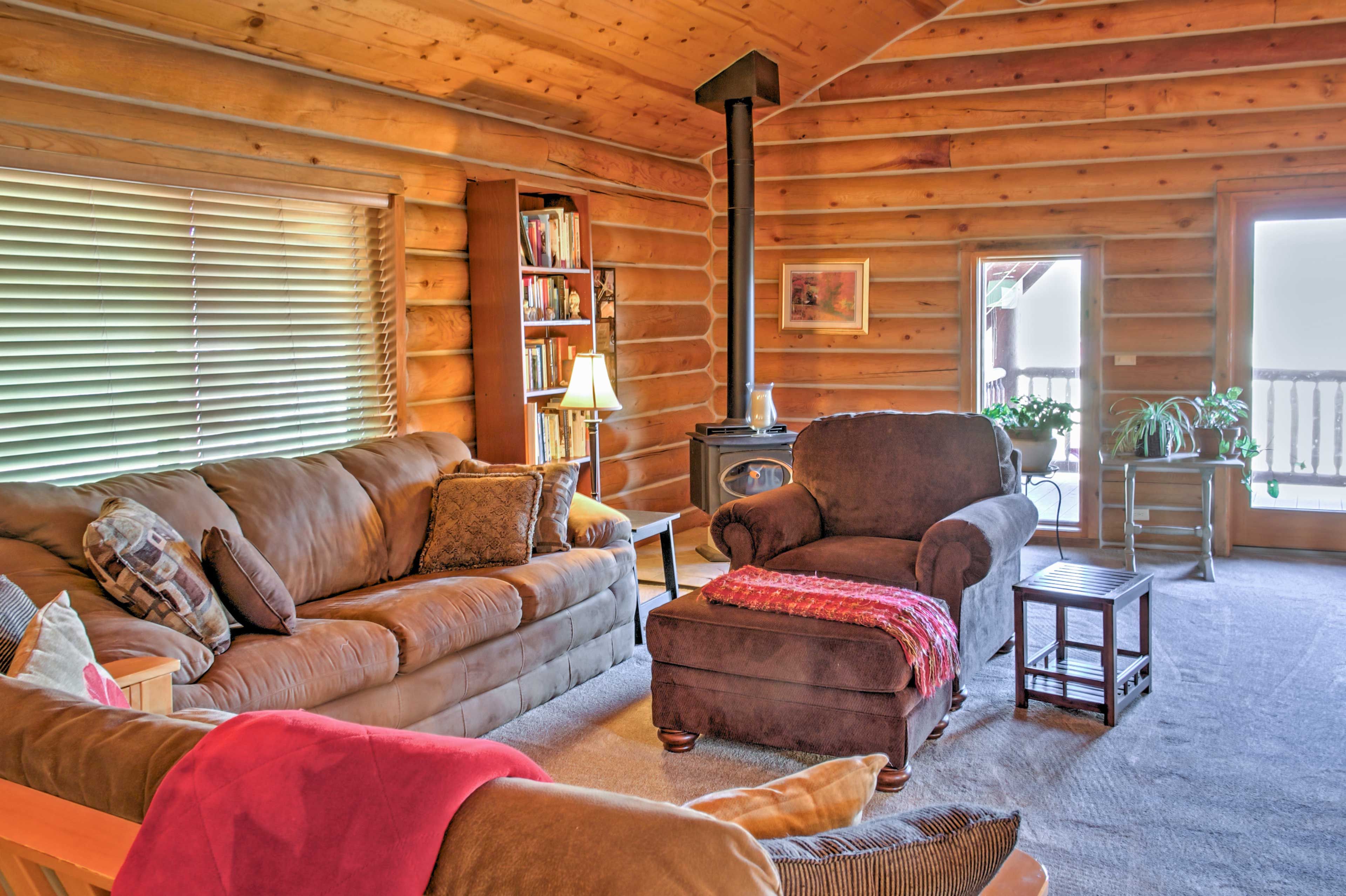 You'll love unwinding in this living space.