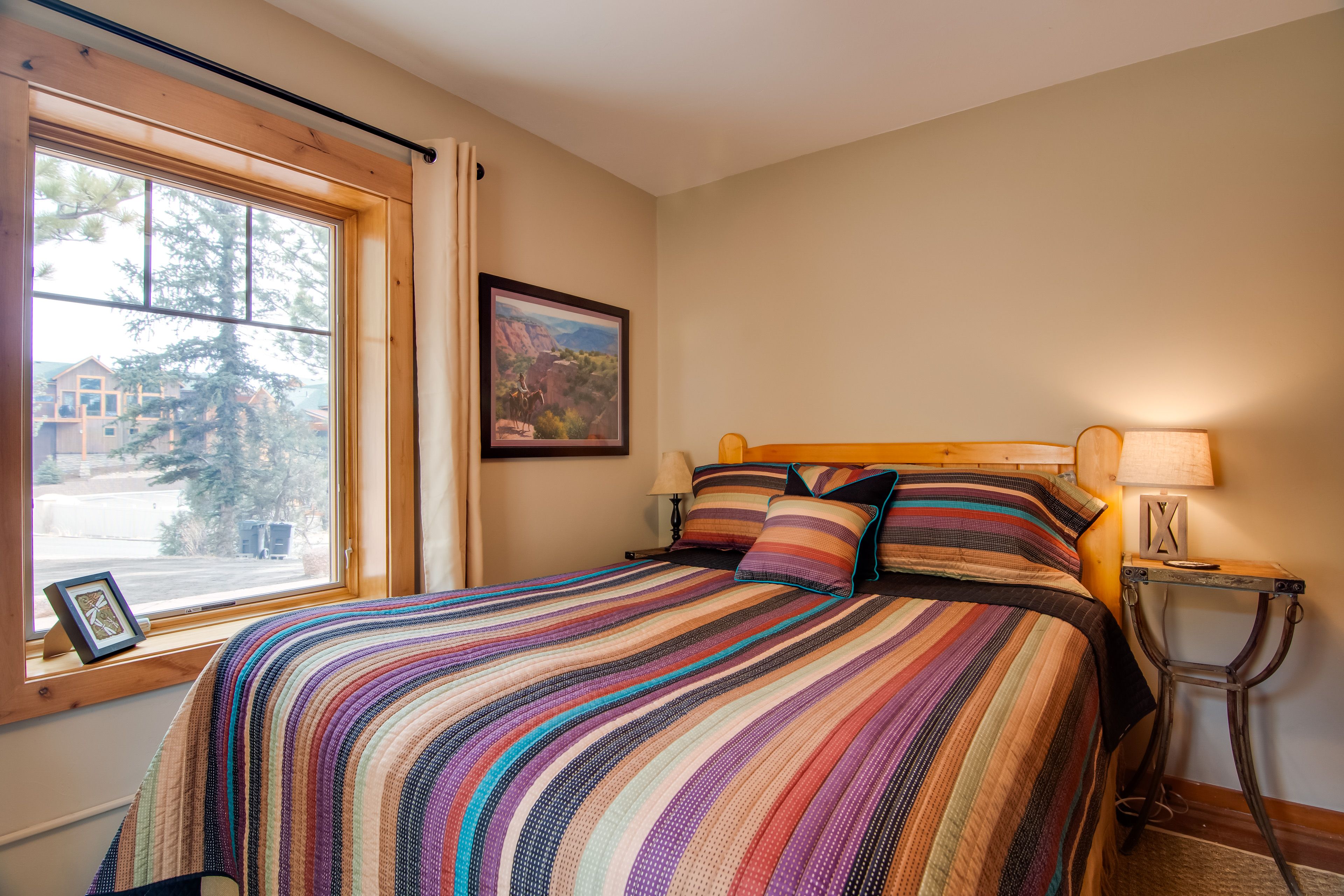 Bedroom 1 | Queen Bed | Linens Provided | Washer & Dryer