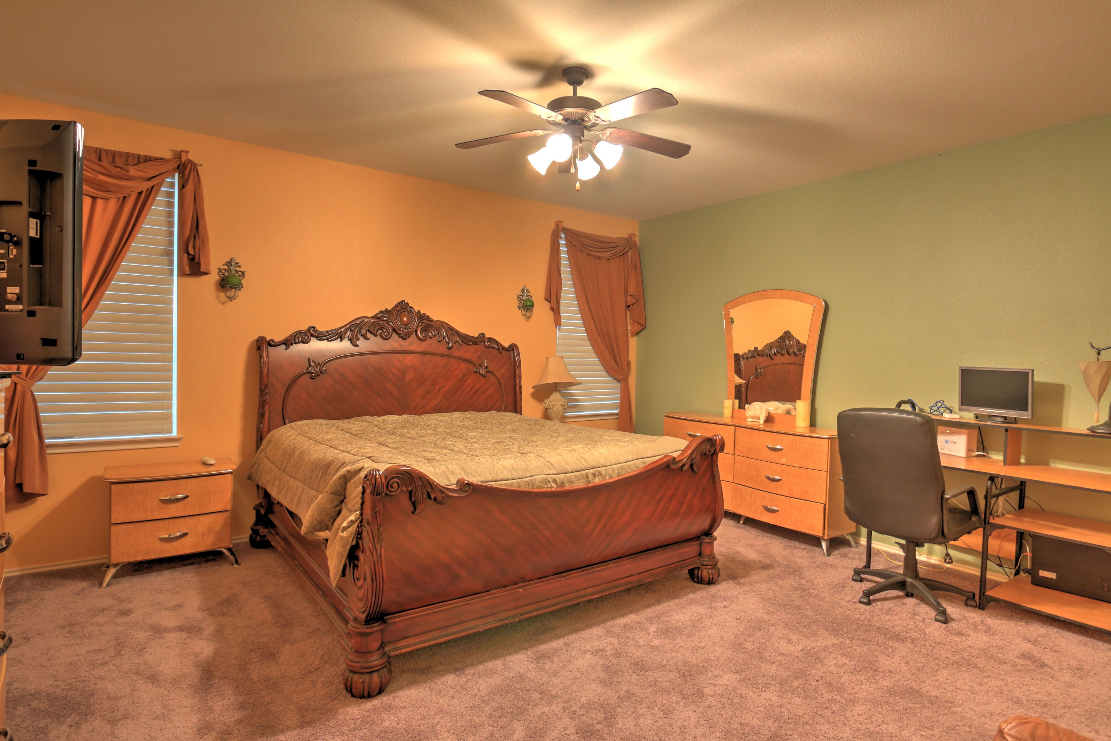 Get a good night's rest in one of the many plush beds.