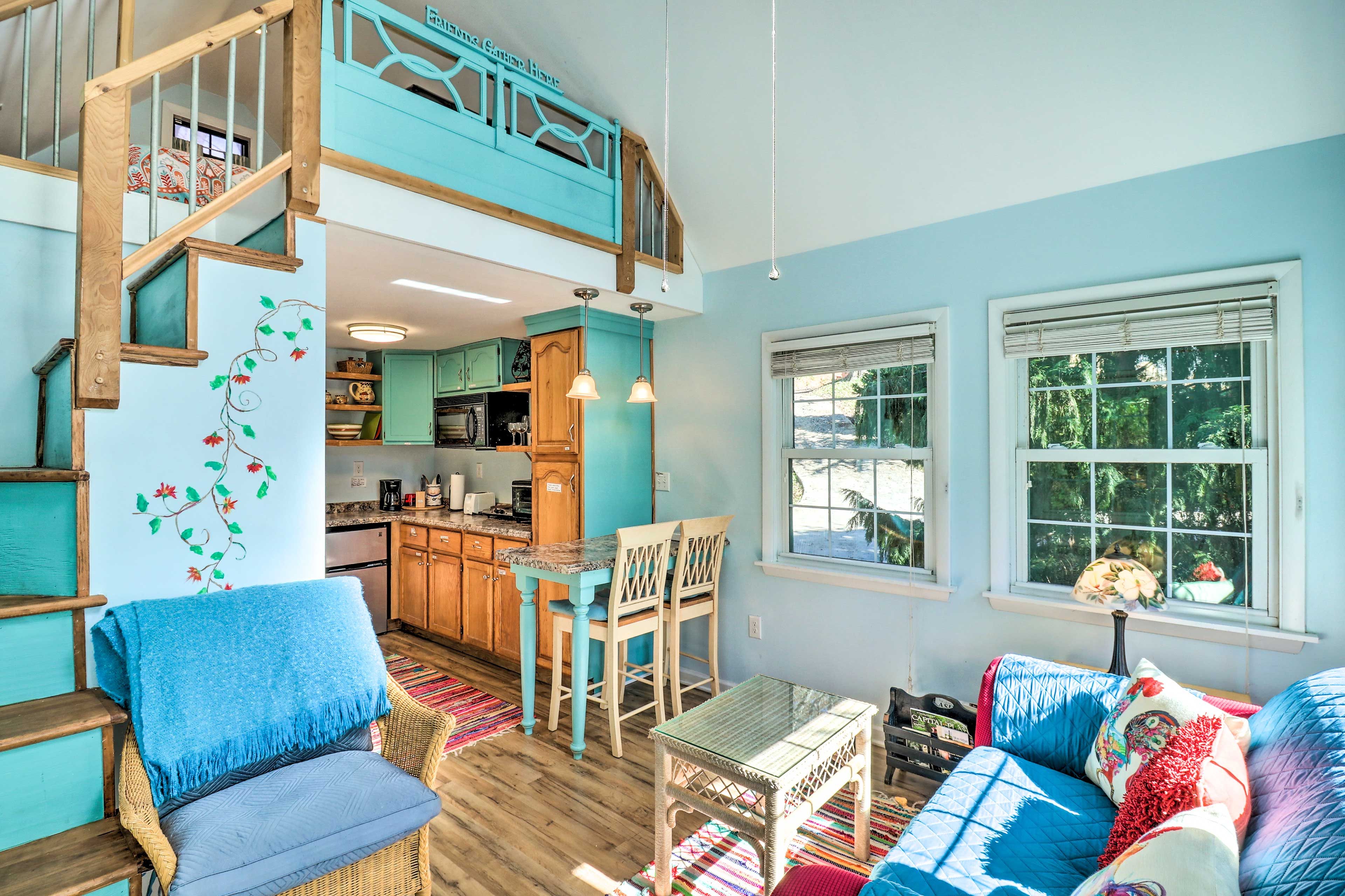 Arden Vacation Rental | 1 BR | 1 BA | Stairs Required | Pet Friendly w/ Fee