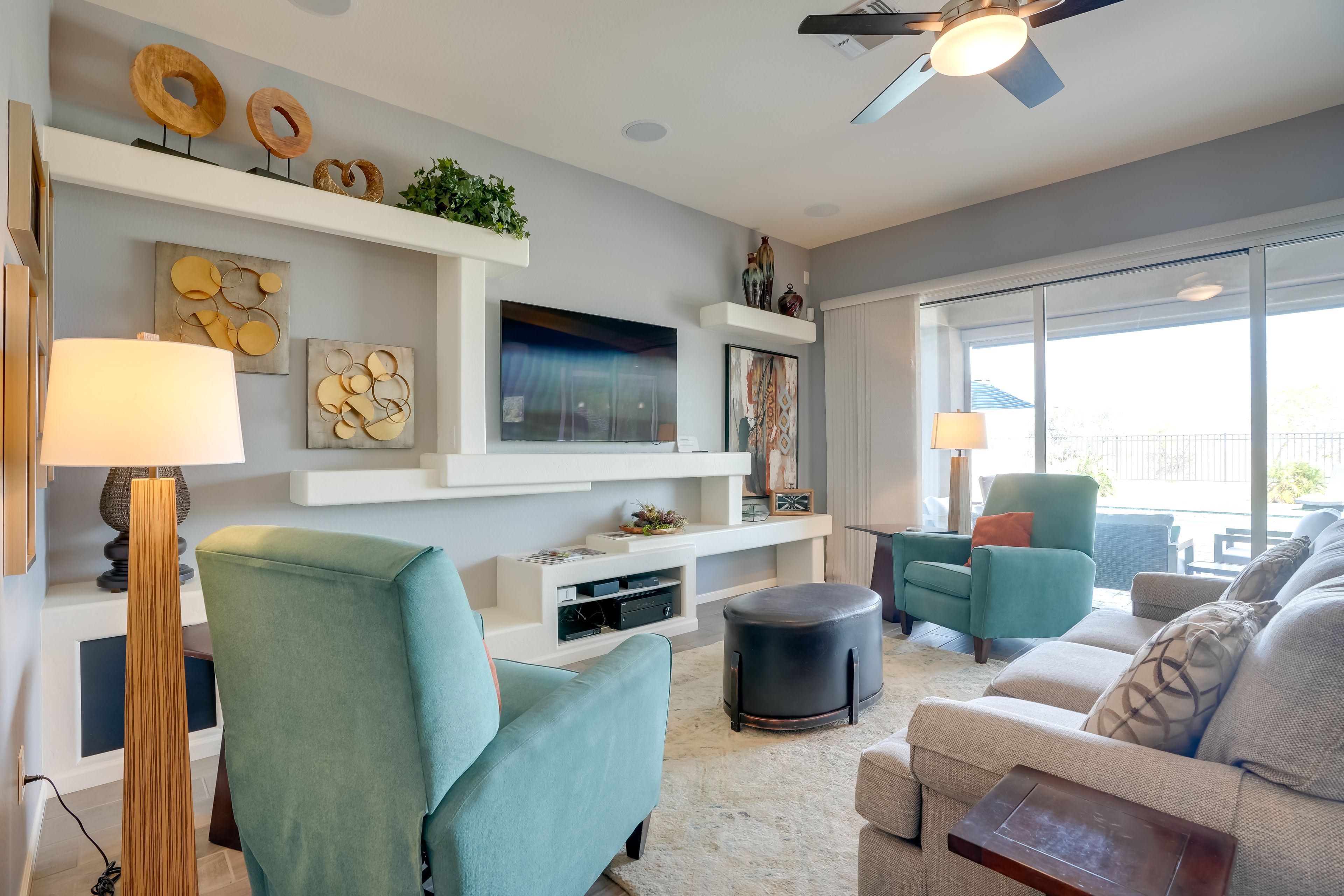Living Room | Keyless Entry | Central A/C & Heat
