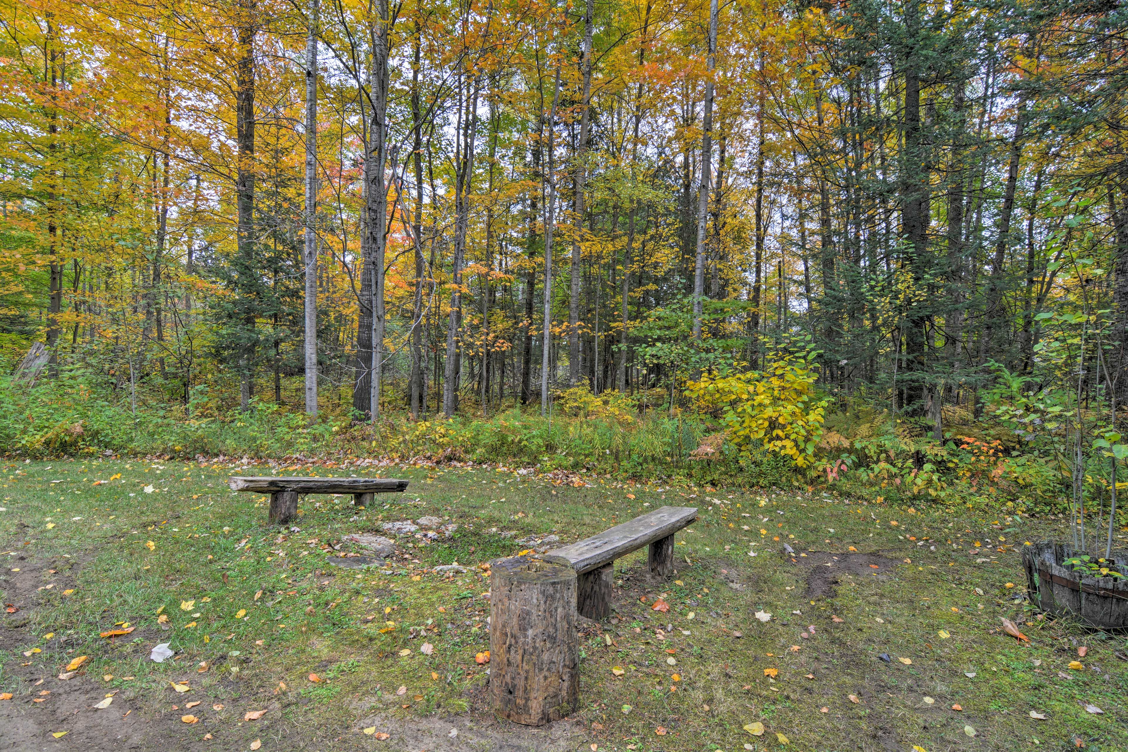 There's plenty of space to set up yard games on the property!