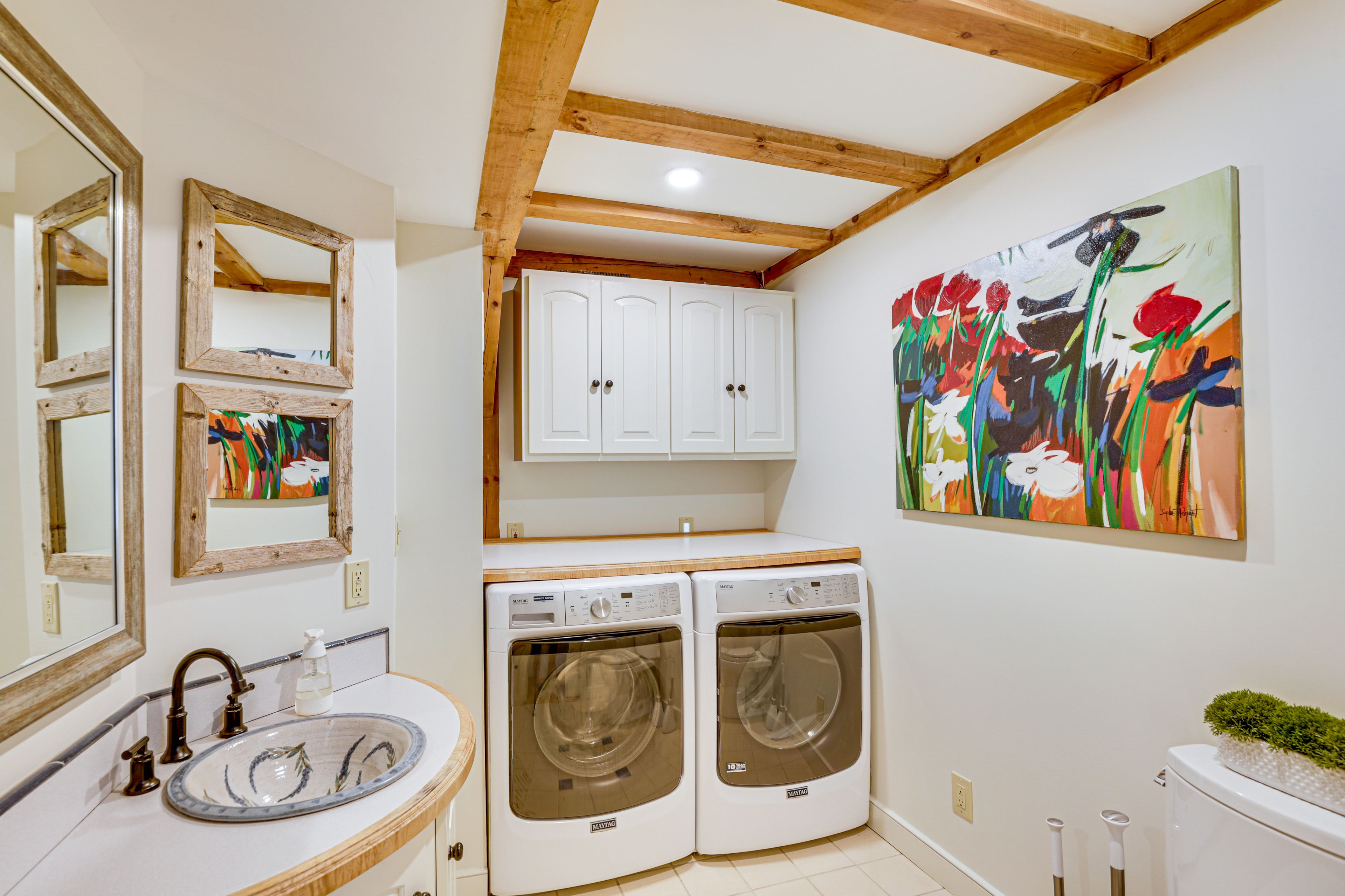 Half Bathroom | In-Unit Laundry