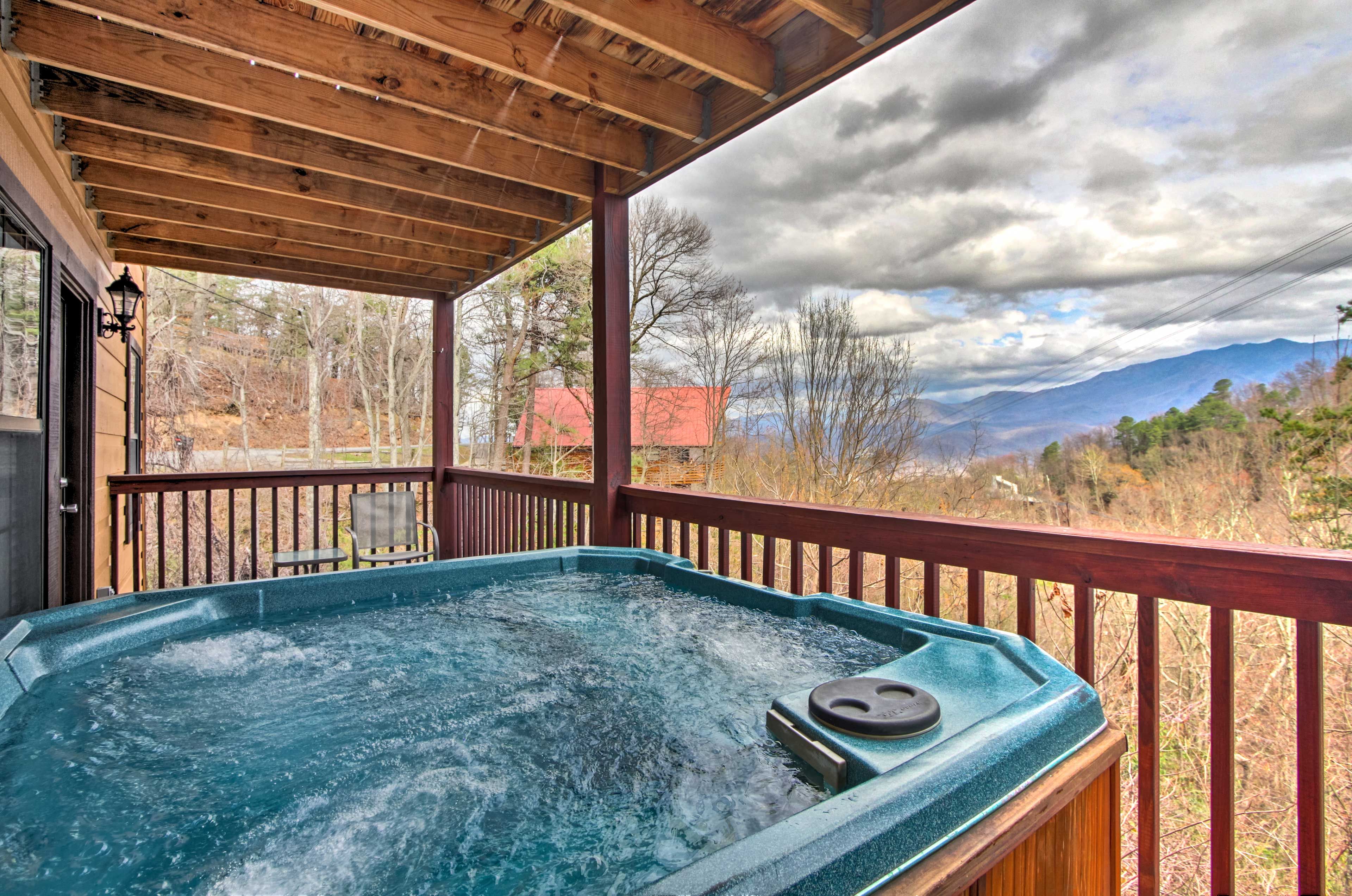 Gatlinburg Vacation Rental | 2BR | 2BA | 1,542 Sq Ft | Stairs Required