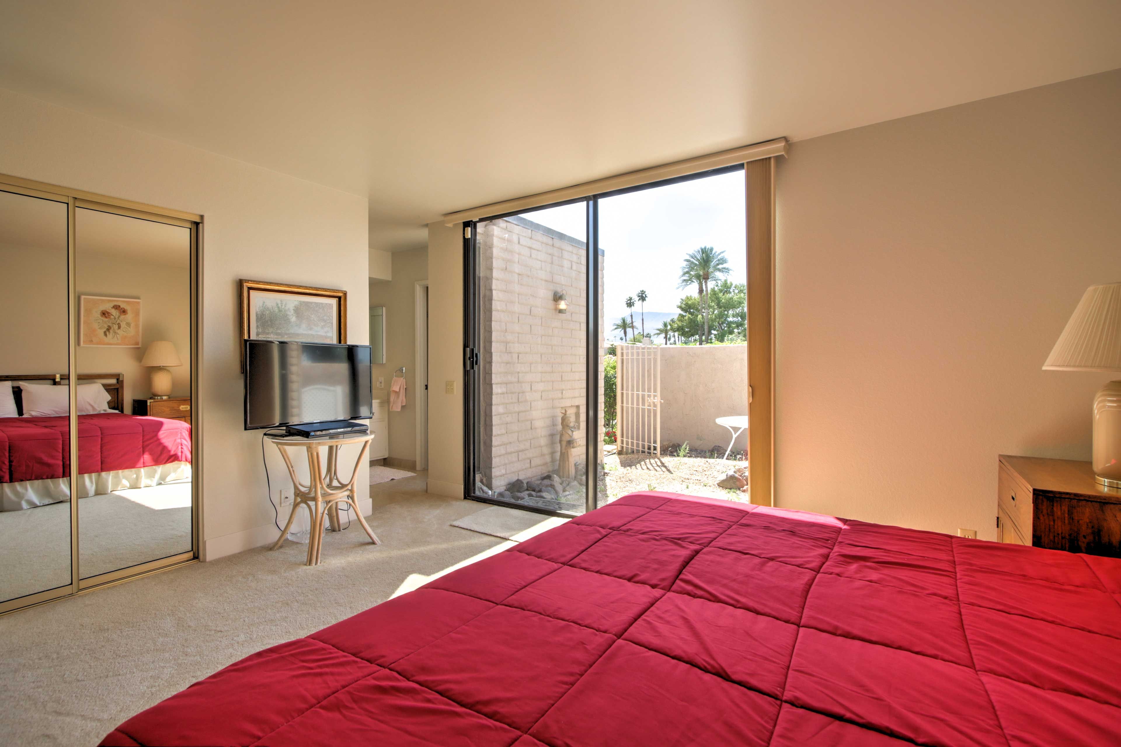 The bed can be seperated into 2 twin-sized beds.