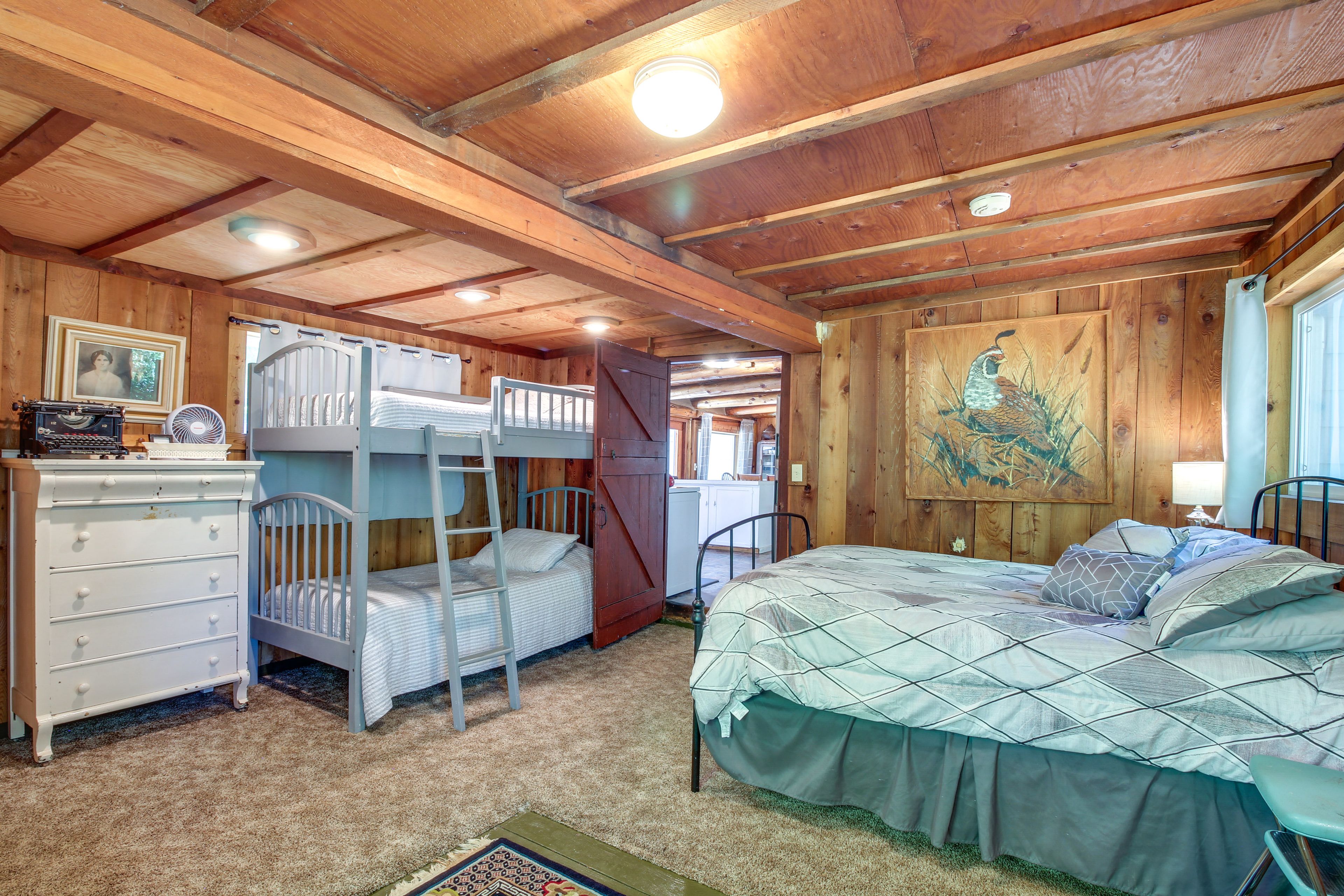 Bedroom 2 | Full Bed | Twin Bunk Bed | Reading Nook