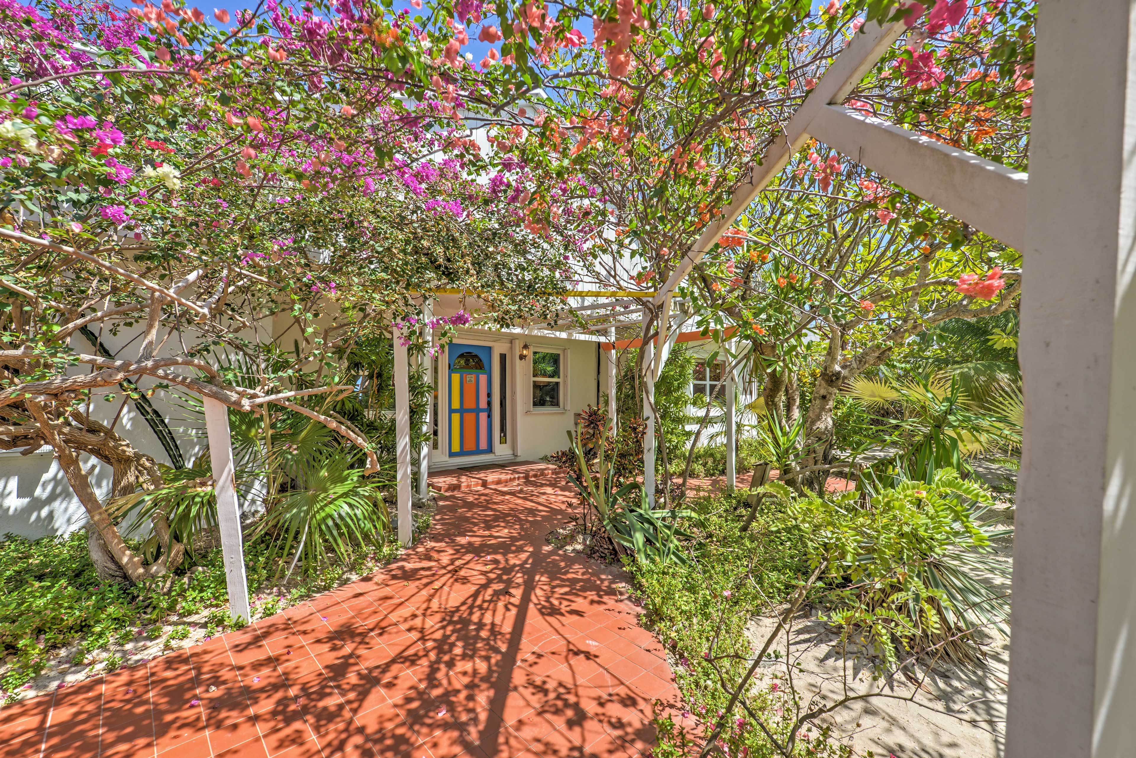 Tiled Path to Home Entrance