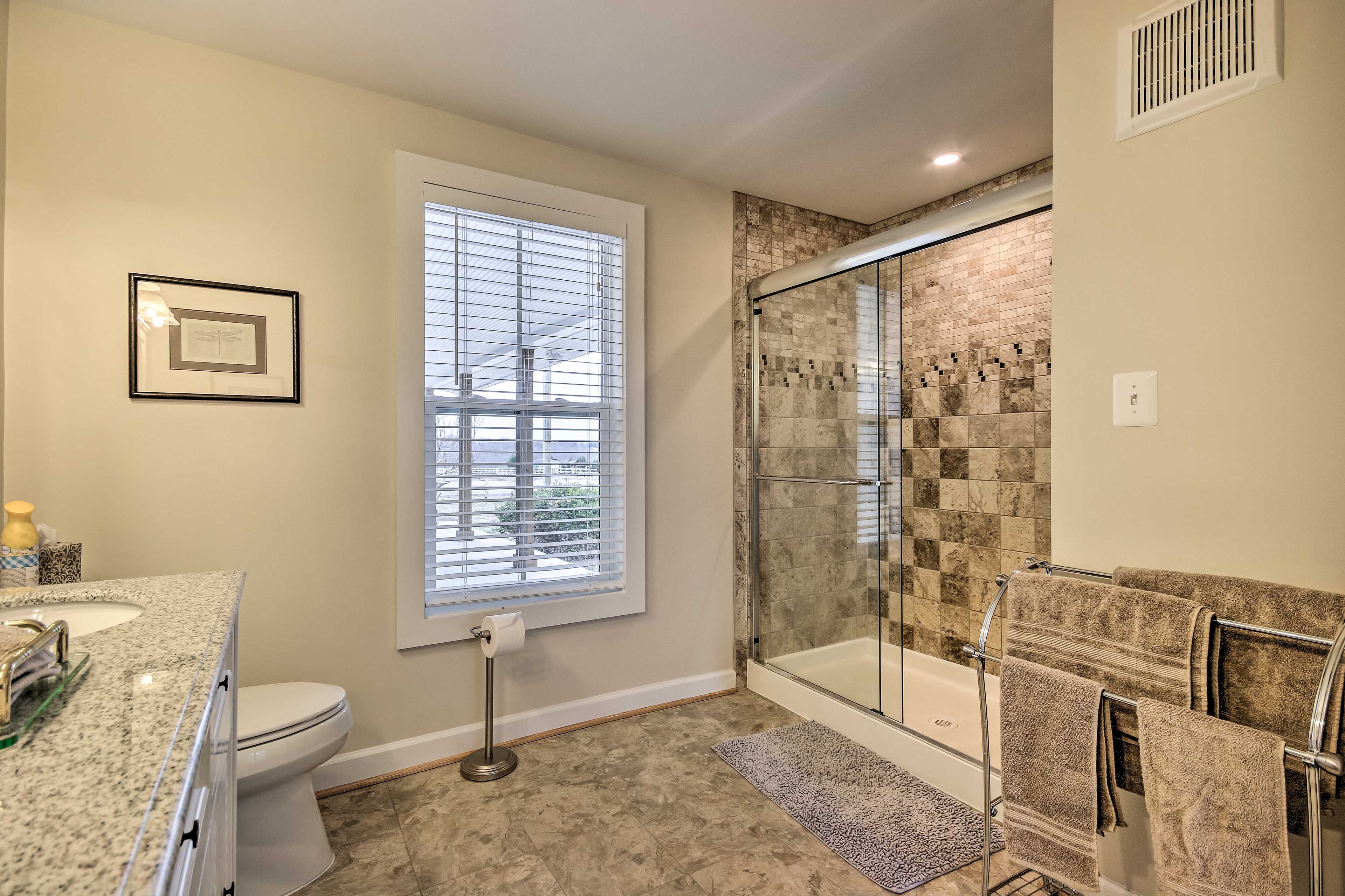 Bathroom | Towels Provided | 1st Floor