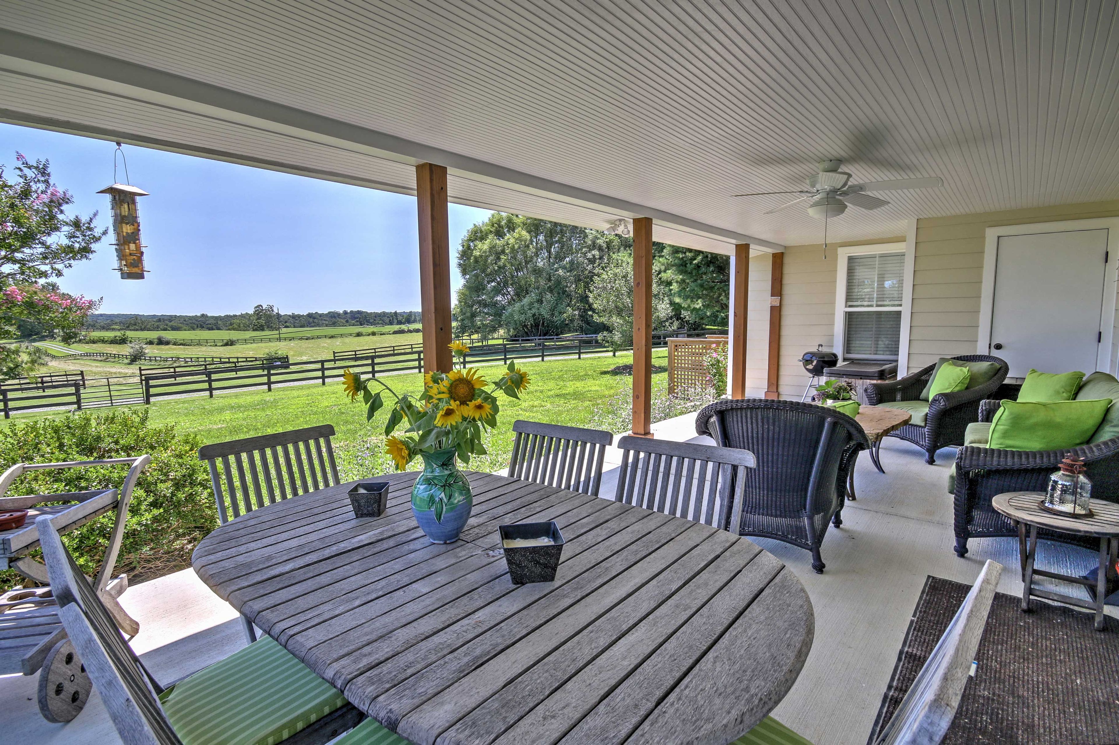 Furnished Covered Porch