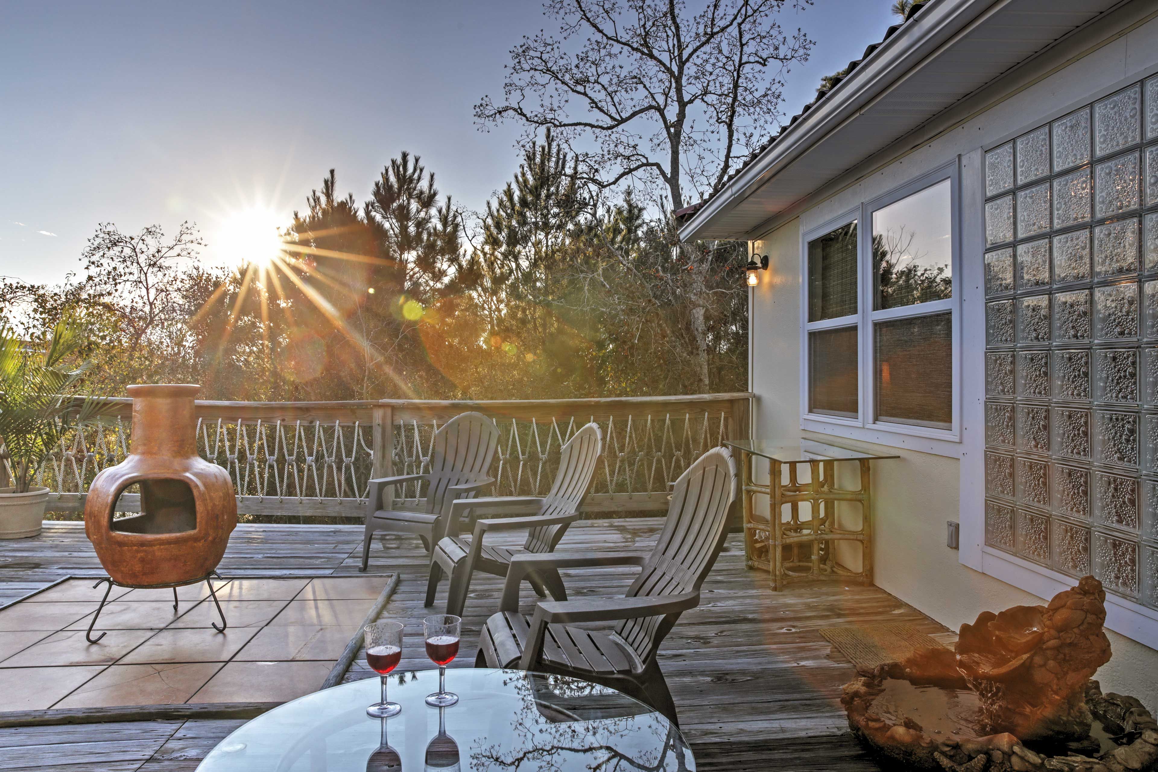 Spacious Deck | Water Views