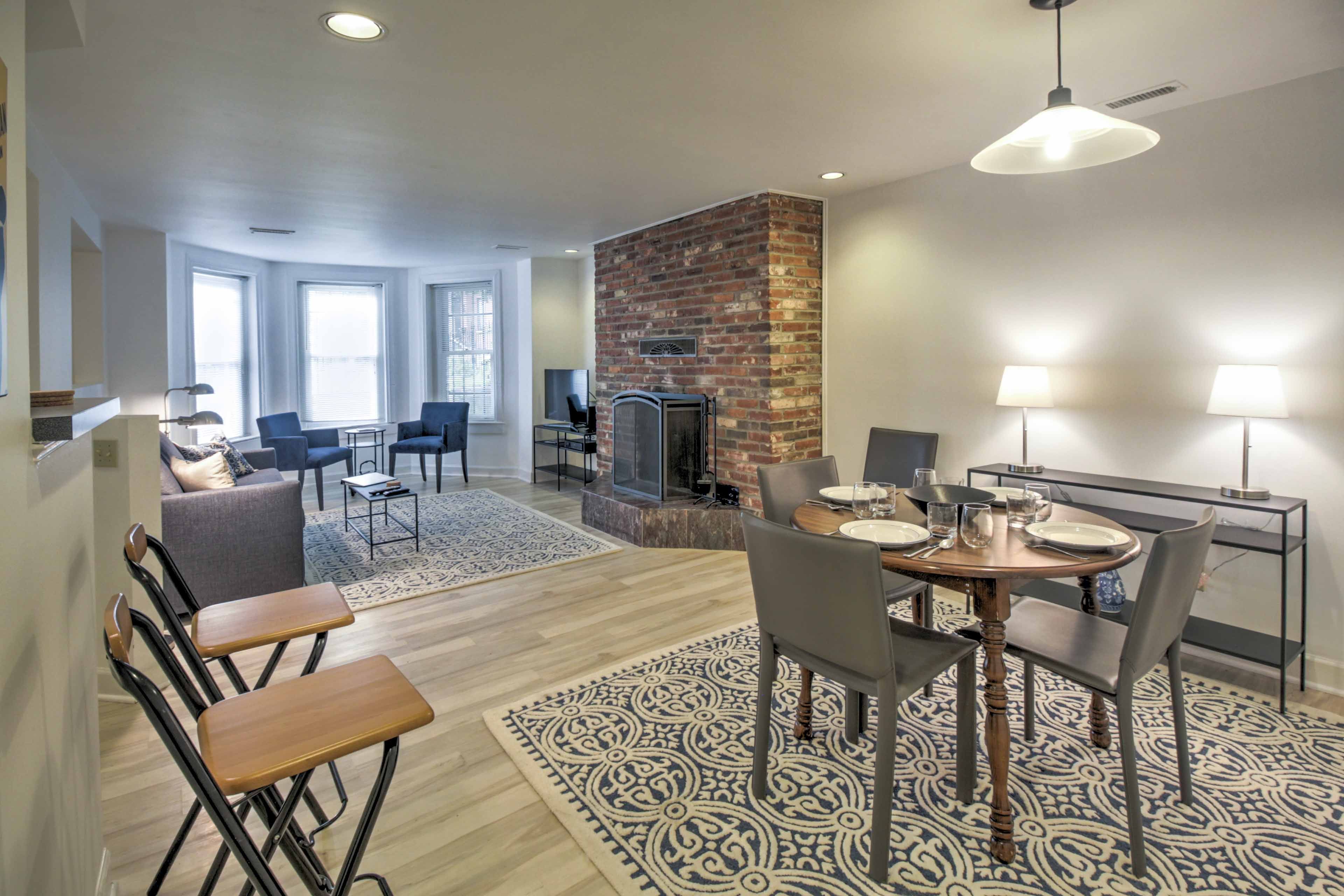 Enjoy the spacious feel in the main living area.