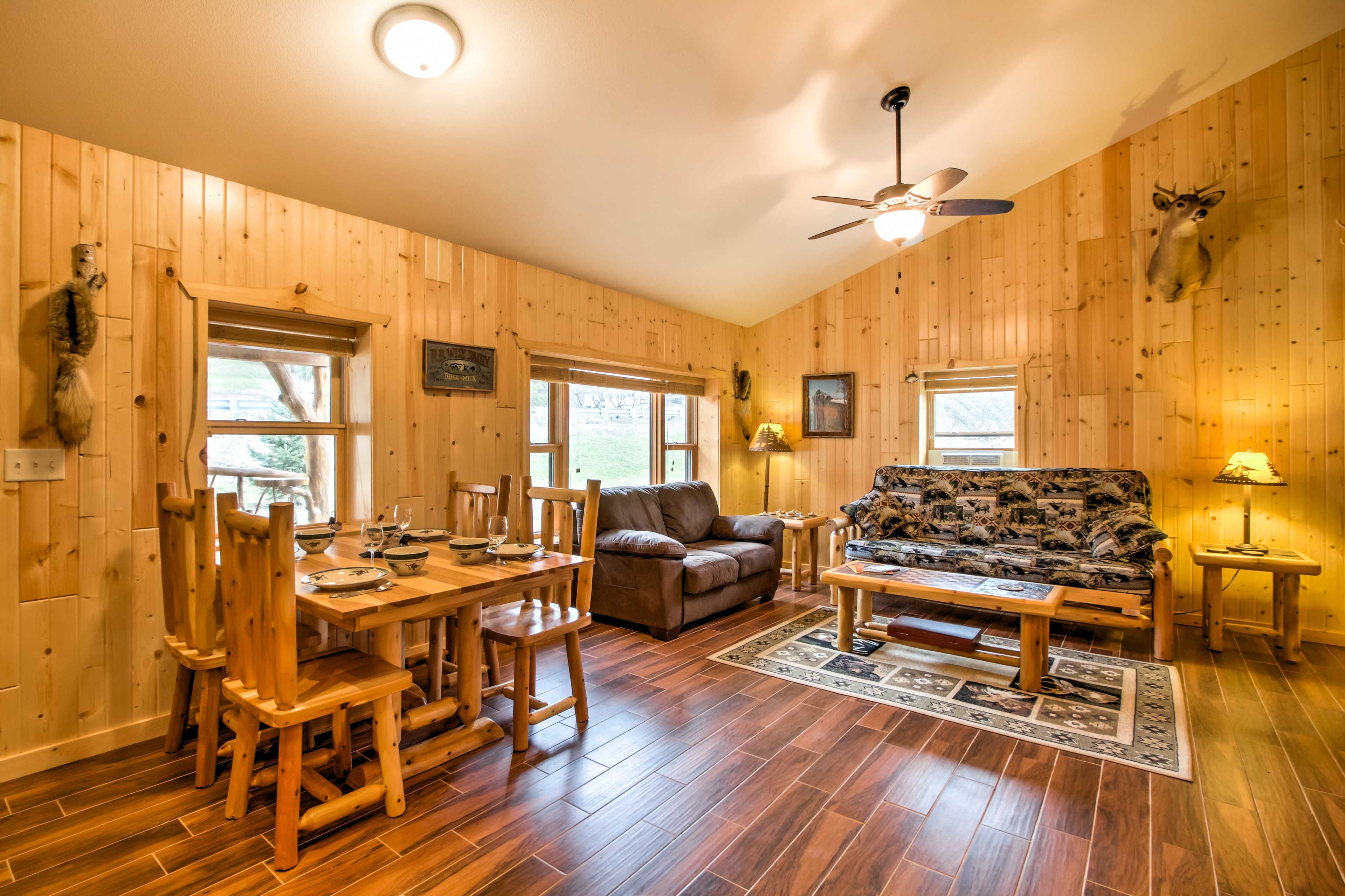Main Interior Space | Free WiFi | Central Heat & A/C | DVD Player