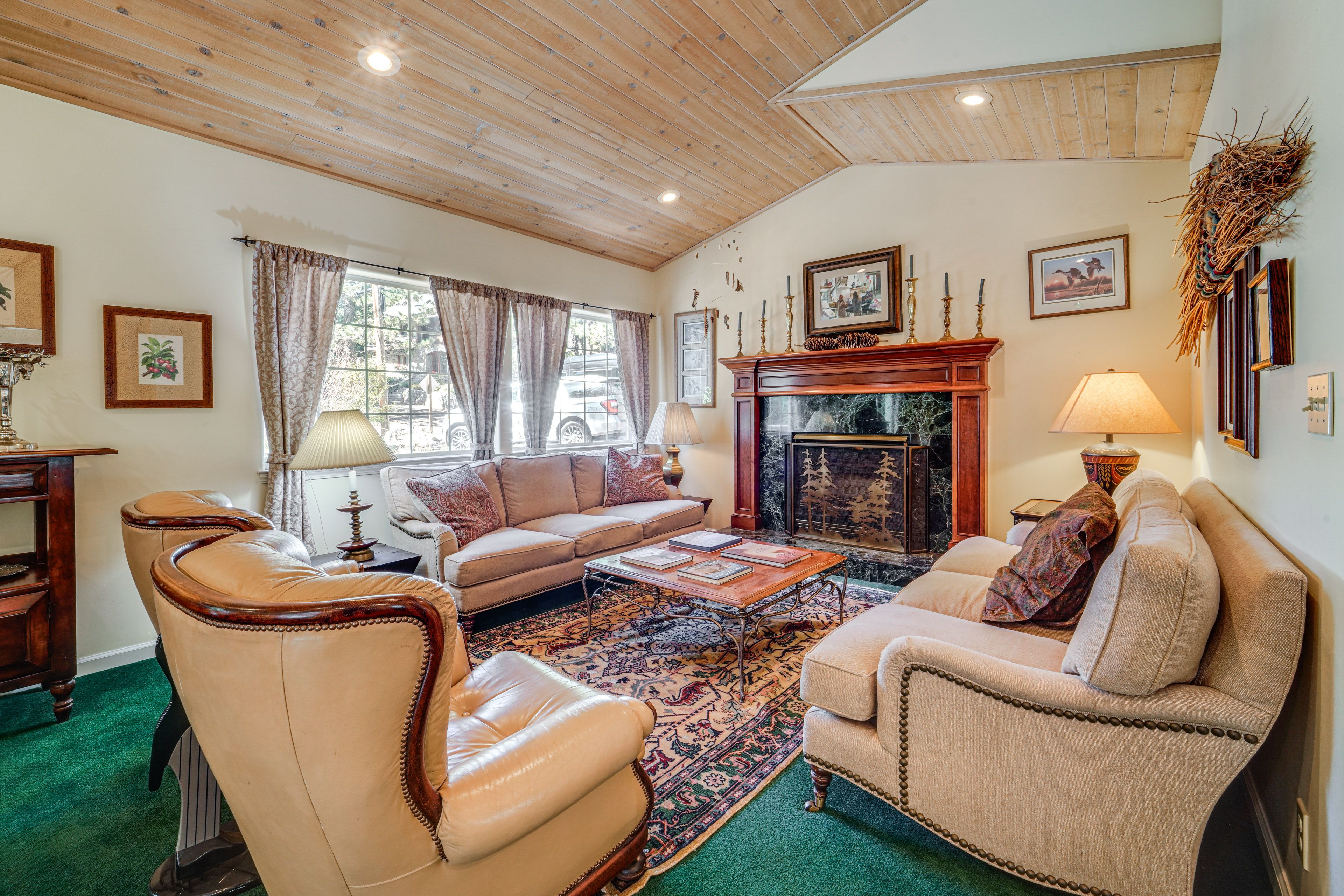 Seating Area | Main Level | Gas Fireplace