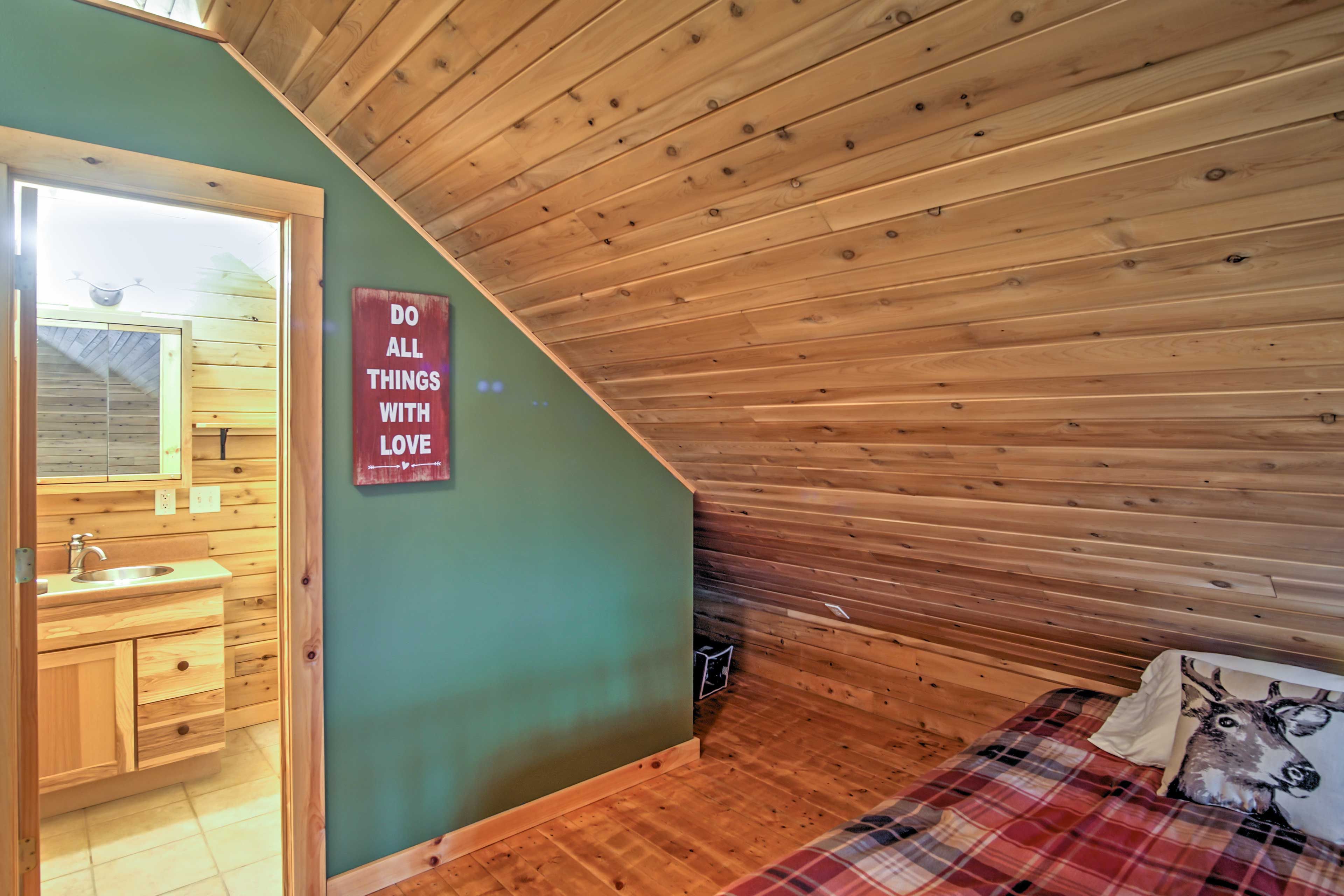 This cozy room offers a perfect sleeping space.