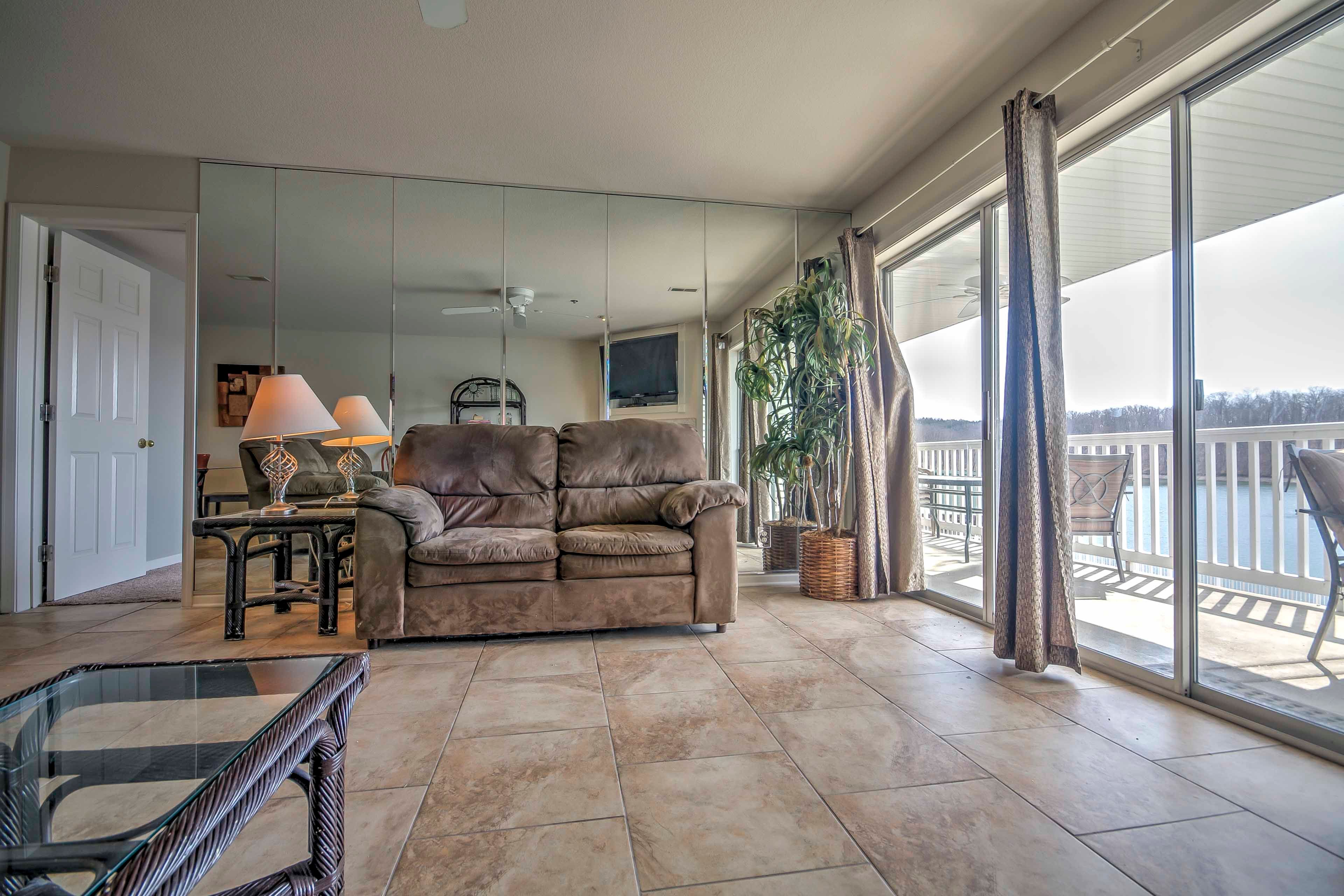 Recline on sofa seating as you relax after a long day.