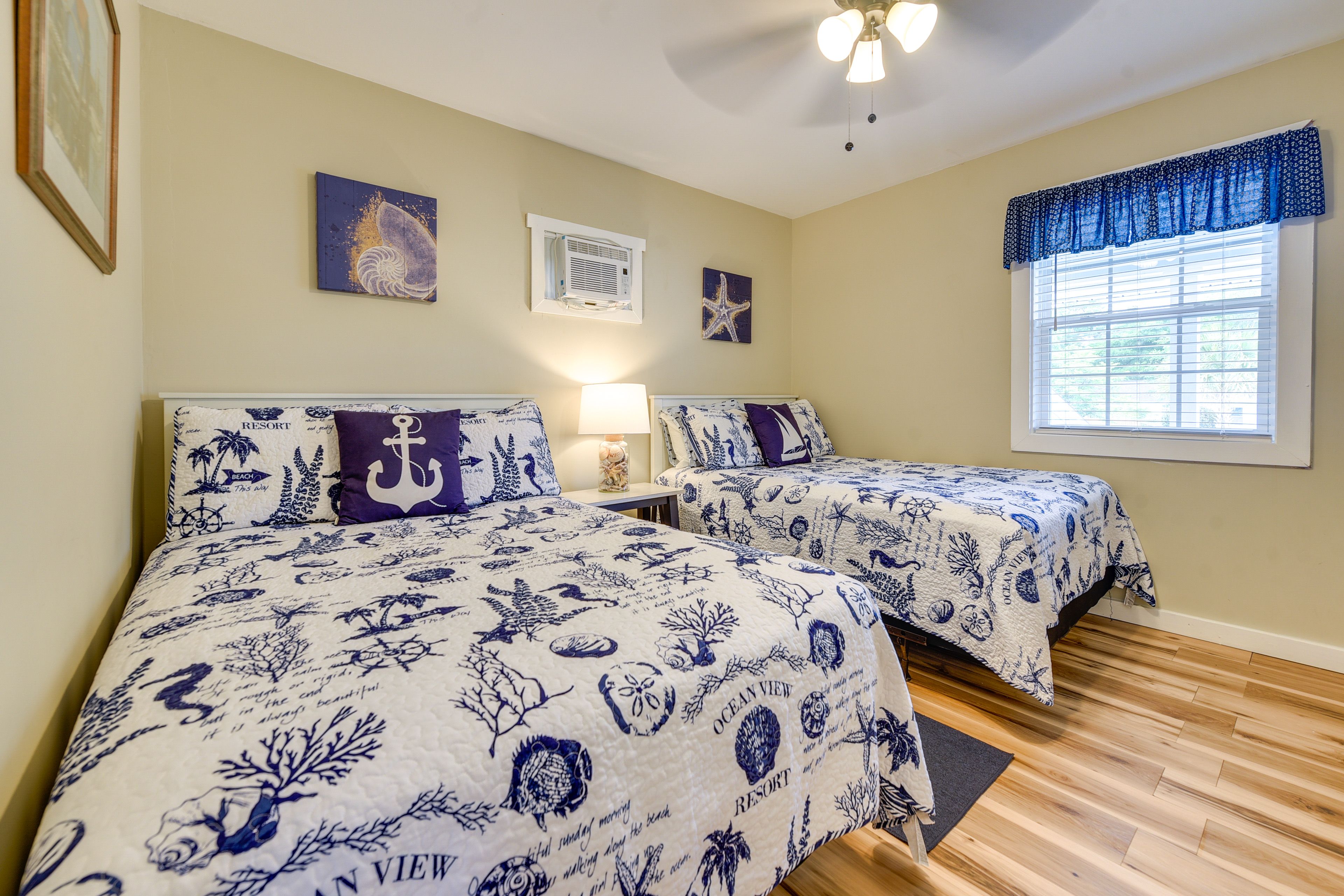 Bedroom | 2 Full Beds | Linens Provided
