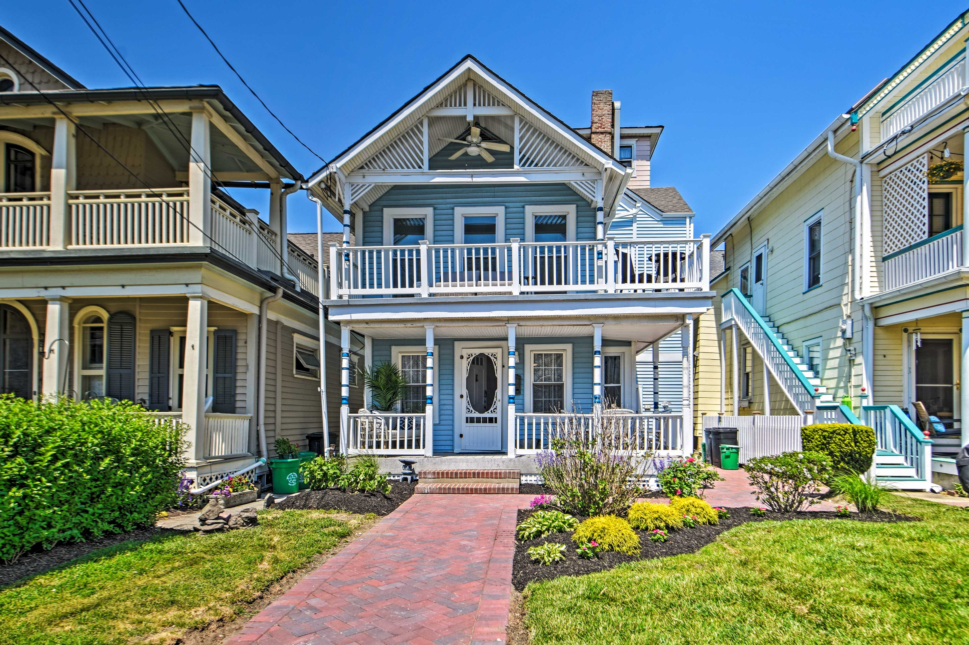 Ocean Grove Vacation Rental | 1BR | 1BA | 800 Sq Ft | Lower-Level Unit