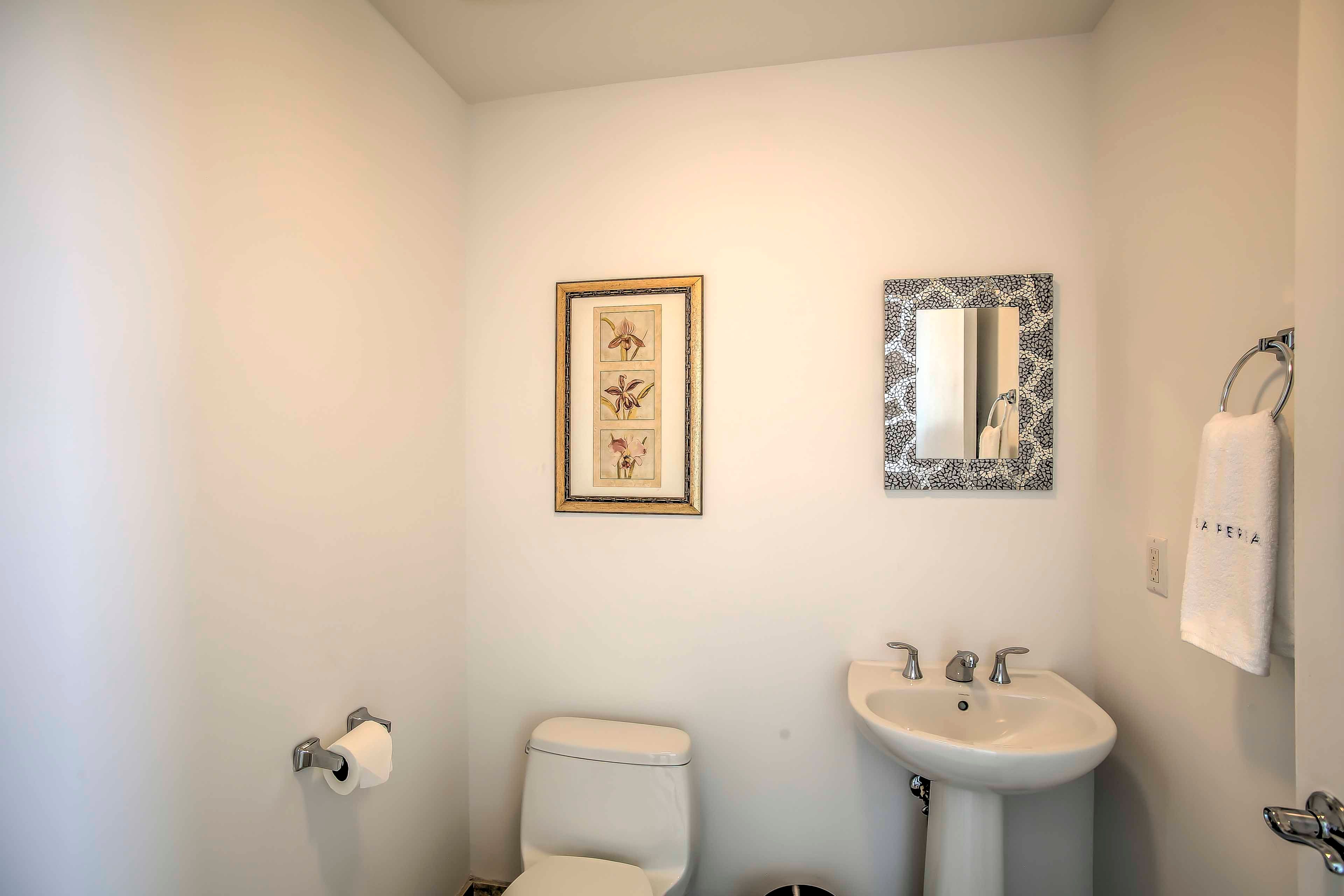 There are 5.5 bathrooms.