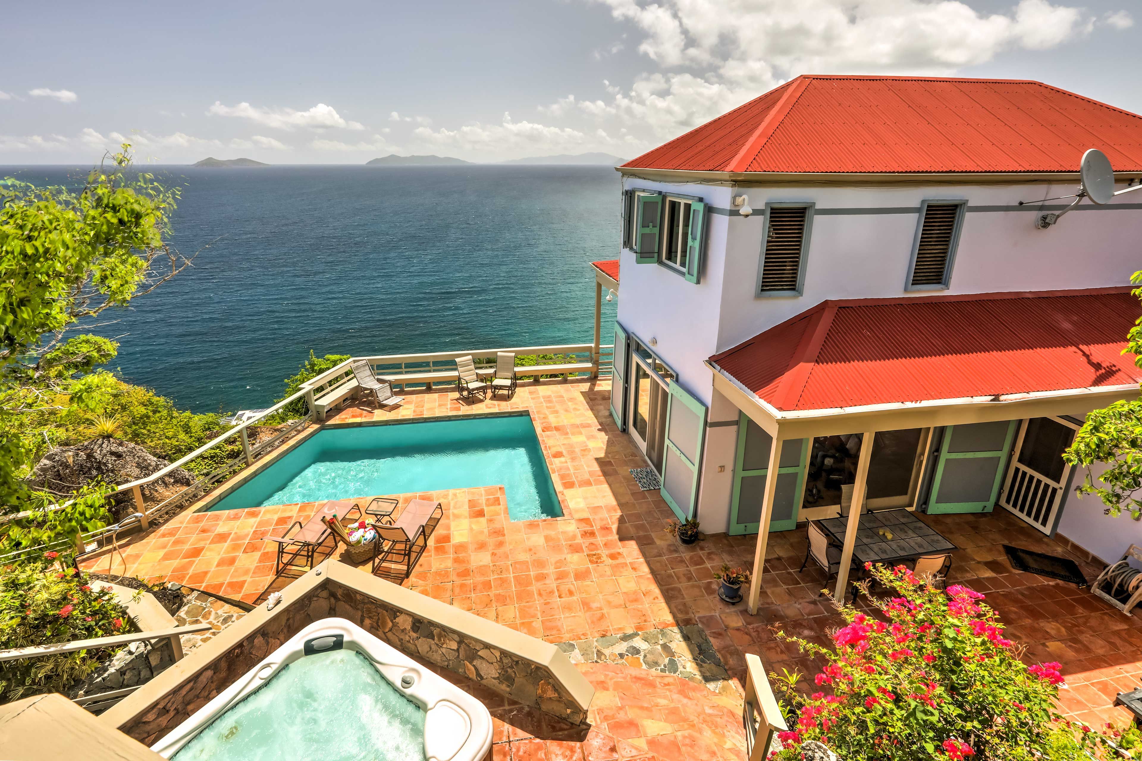 St. Thomas Vacation Rental | 3BR | 3.5BA | 1,800 Sq Ft | Stairs Required