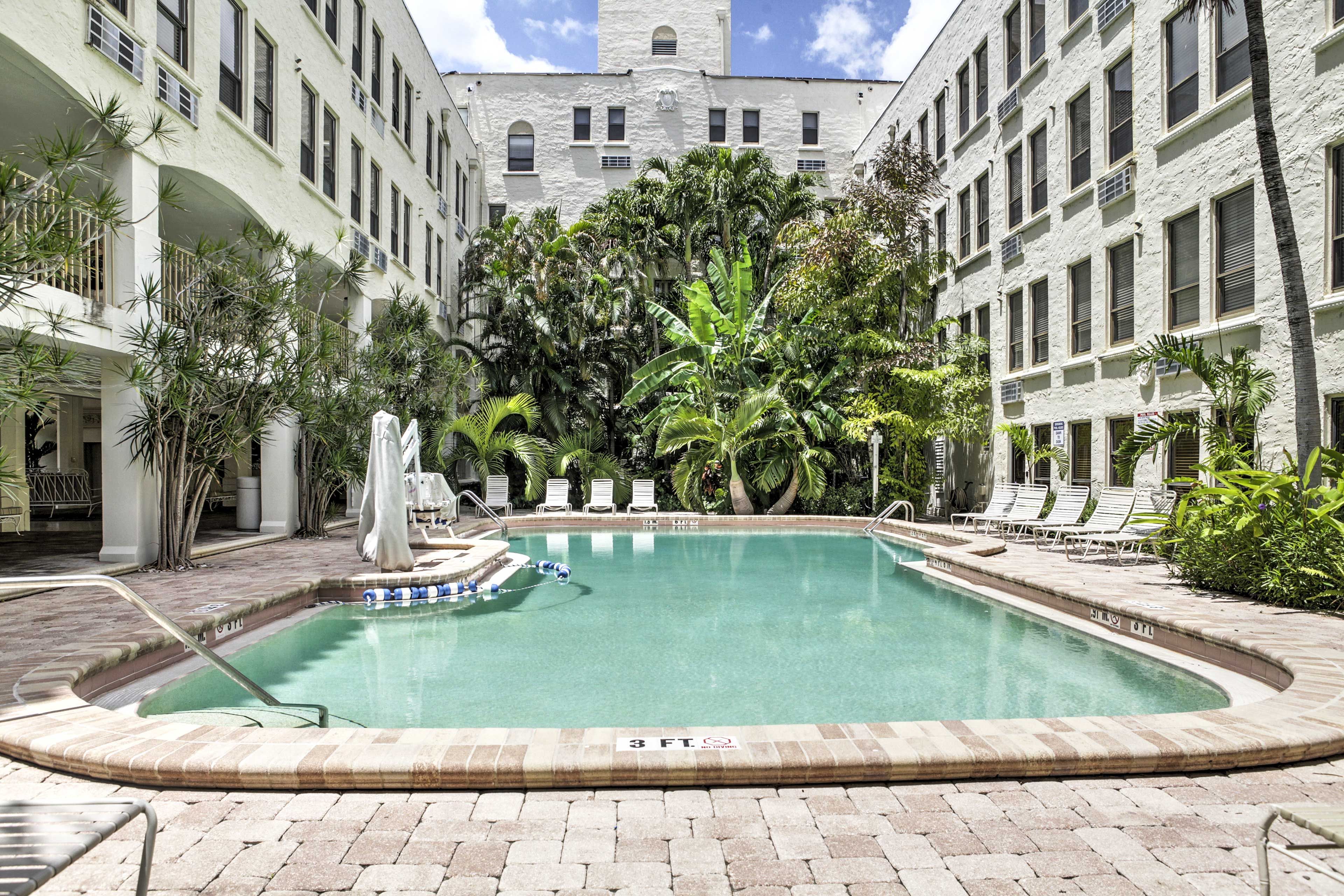 Enjoy the community pool of this Florida vacation rental condo!