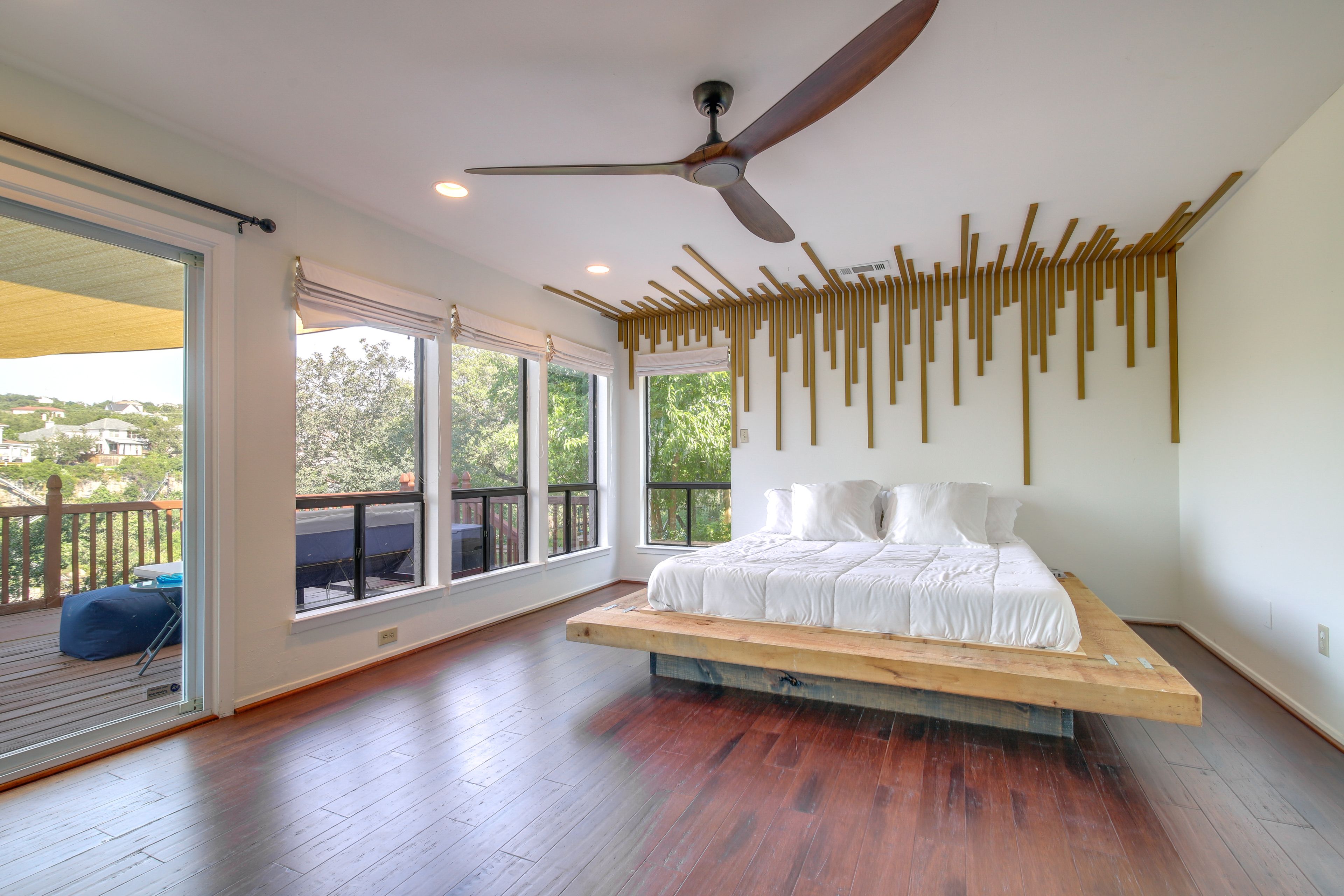 Bedroom 1 | California King Bed | Deck Access