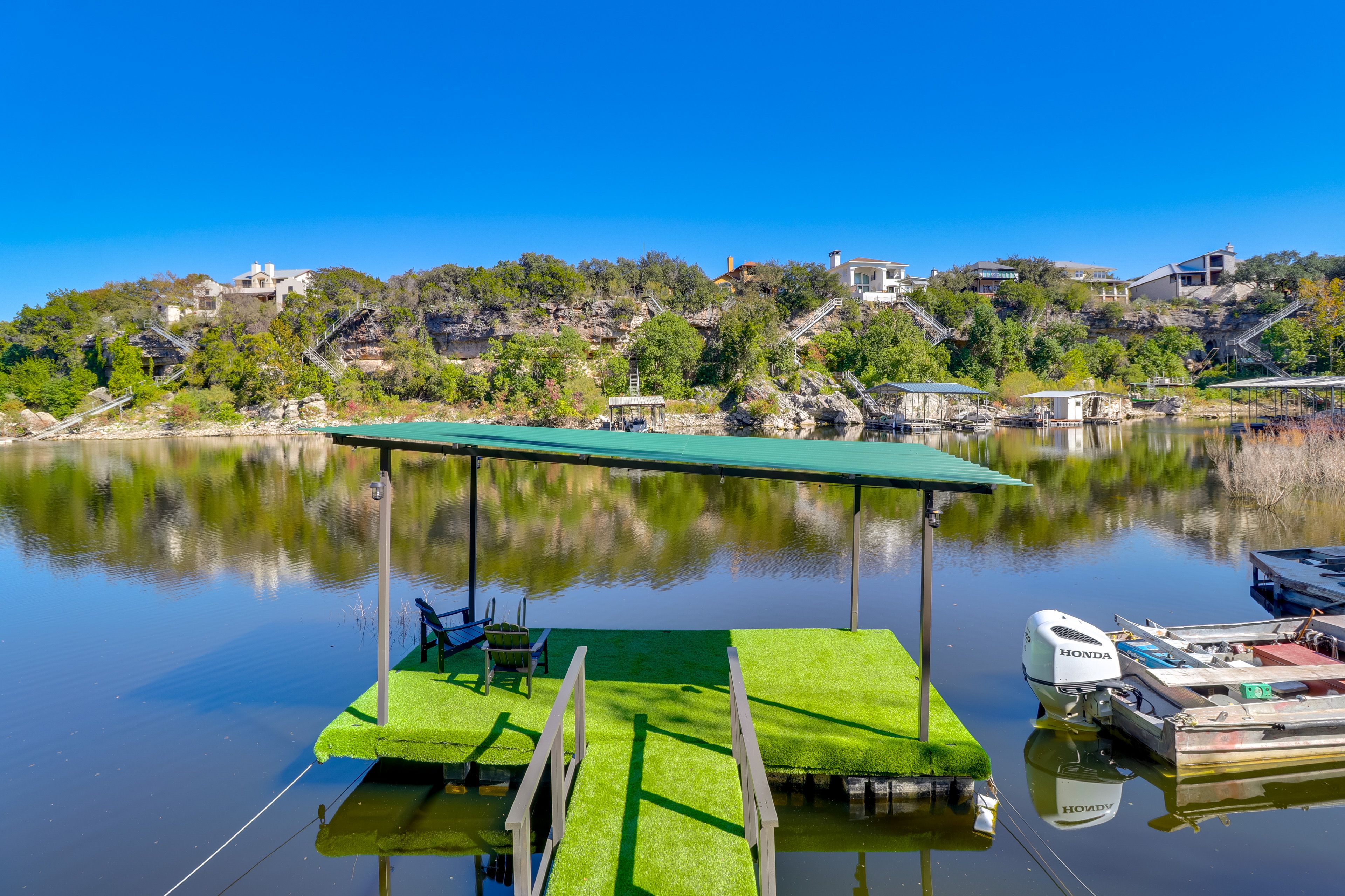 Private Swimming Dock | Lake Travis Access
