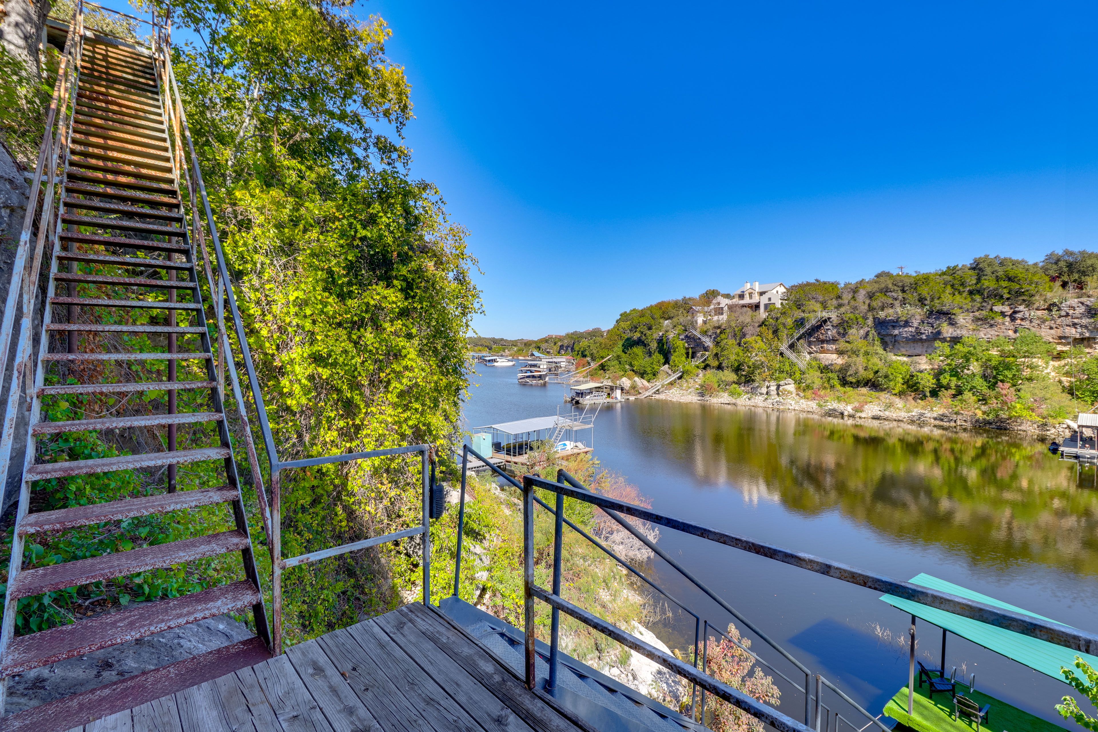 Private Swimming Dock | Lake Travis Access