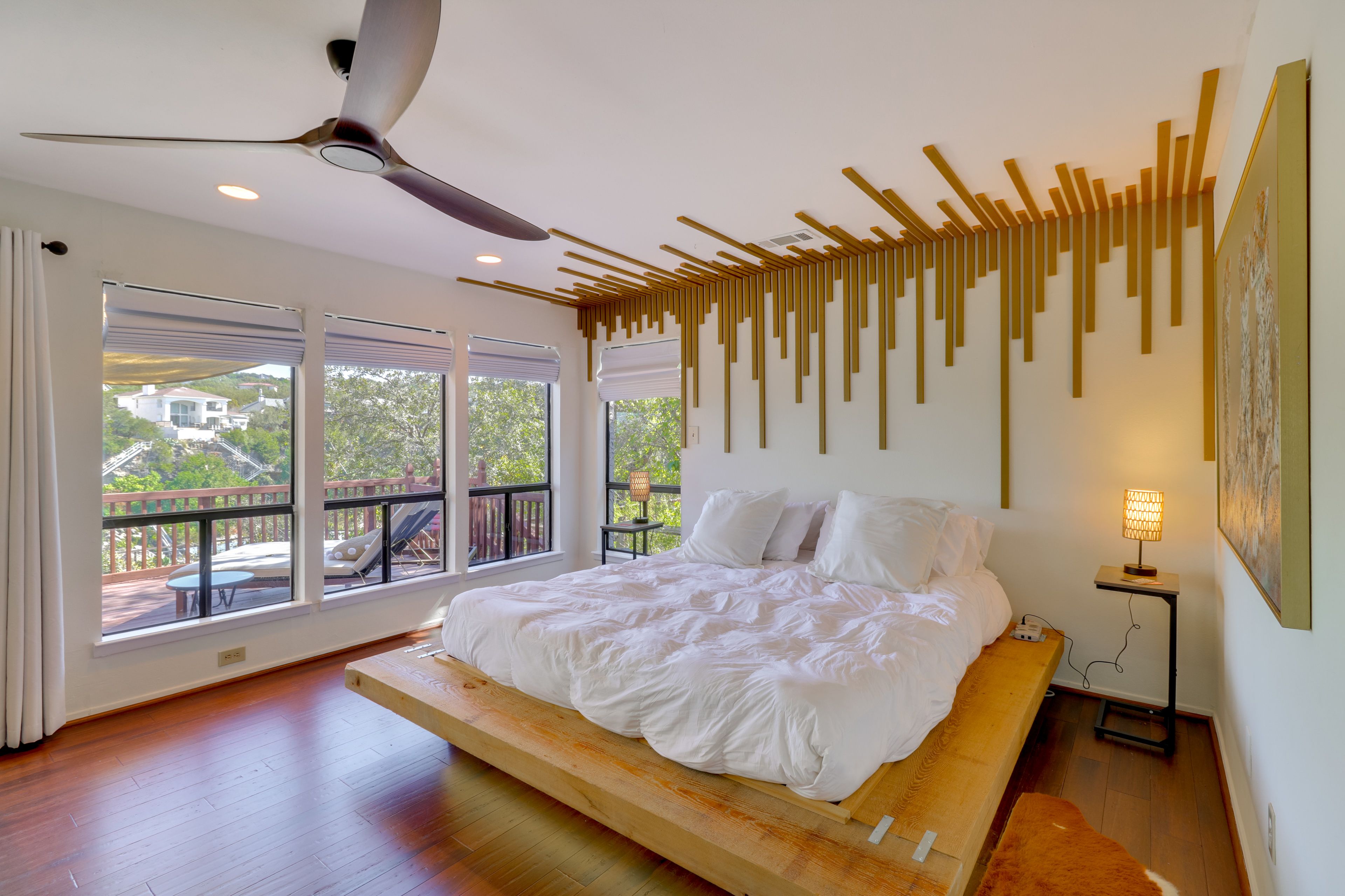 Bedroom 1 | California King Bed | Deck Access