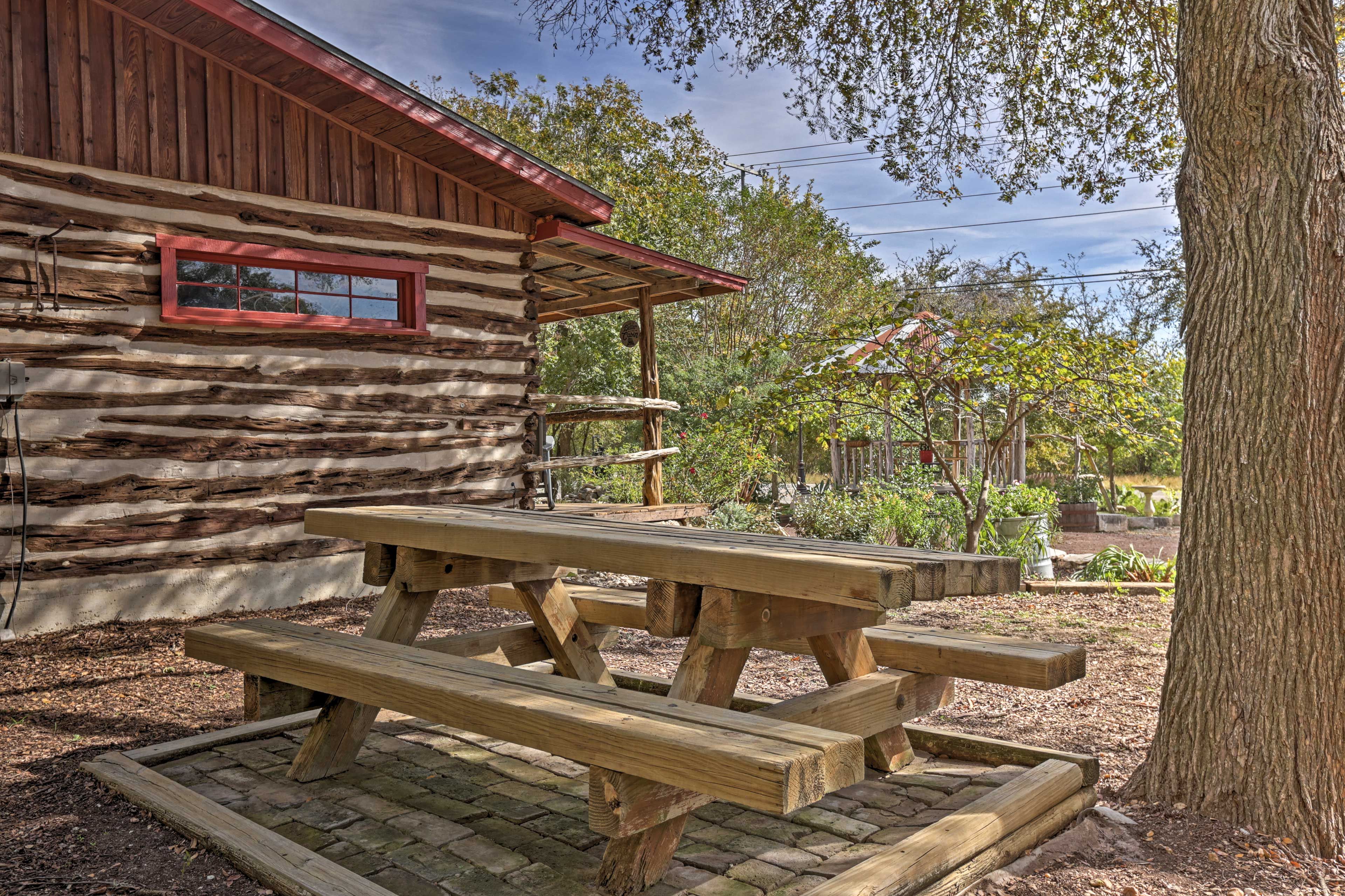 Enjoy an at-home picnic under the warm southern sunshine!
