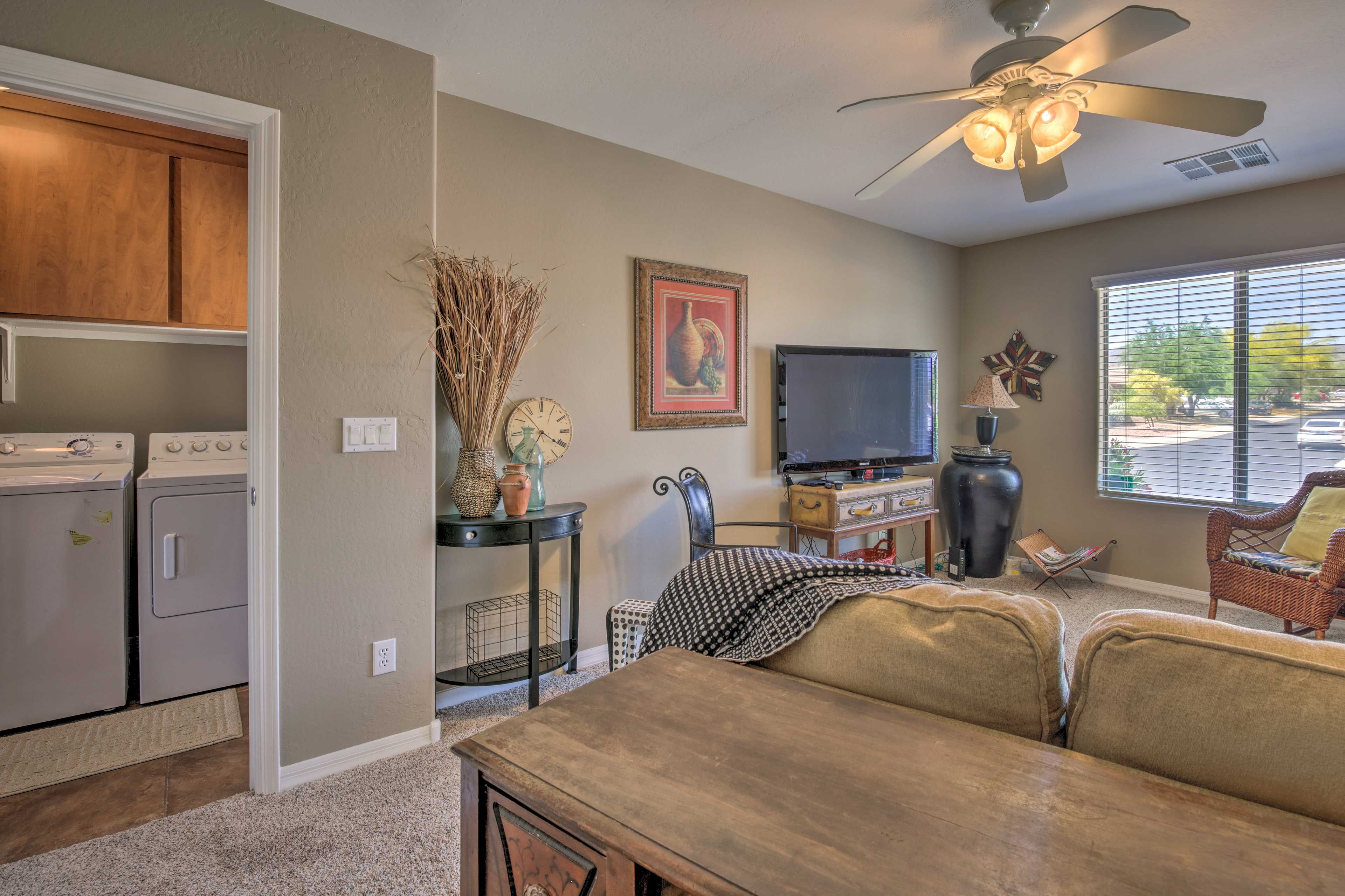 Home Office | In-Unit Laundry