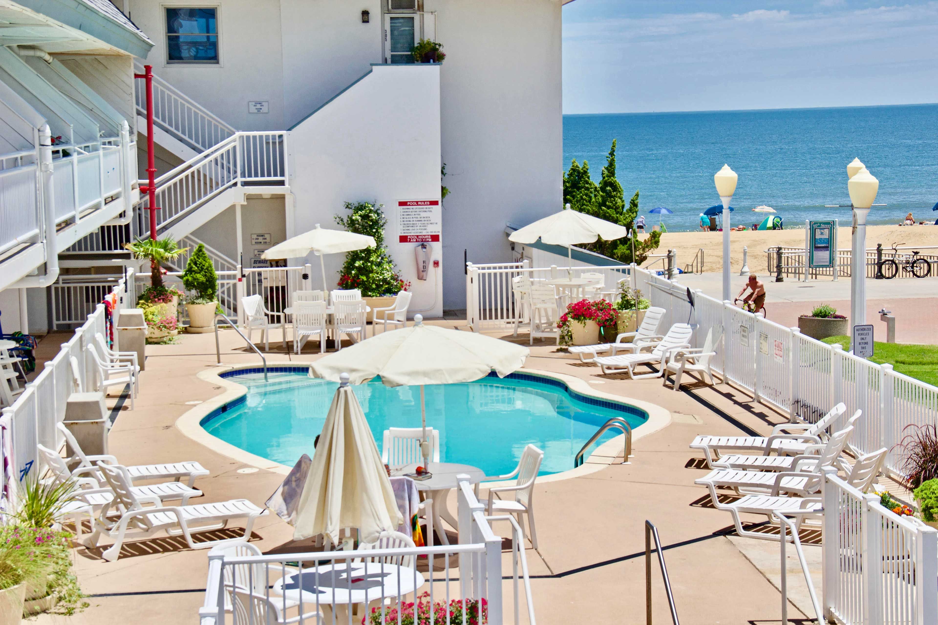 Take advantage of the community pool access.