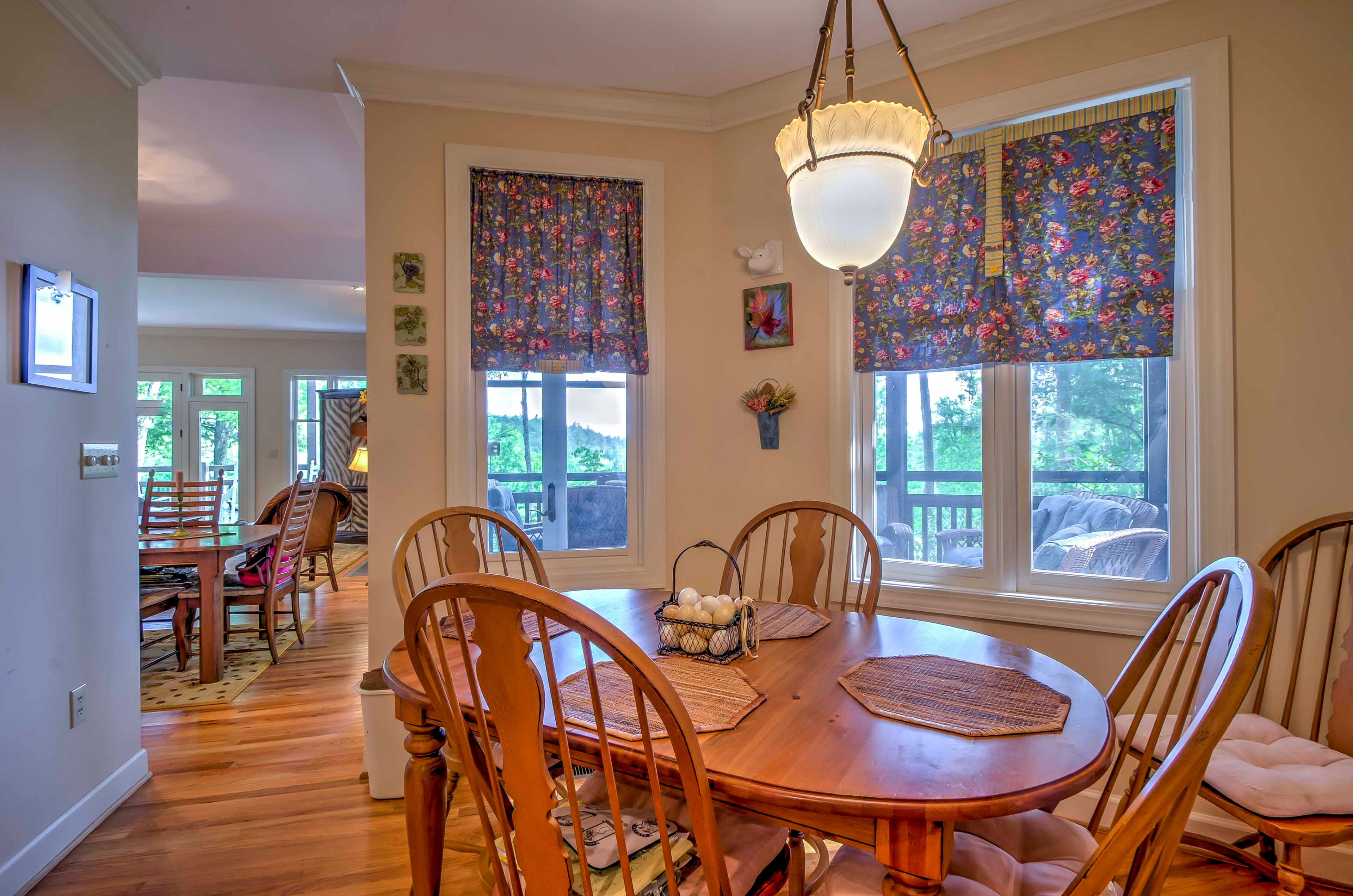 Cozy around the kitchen table!