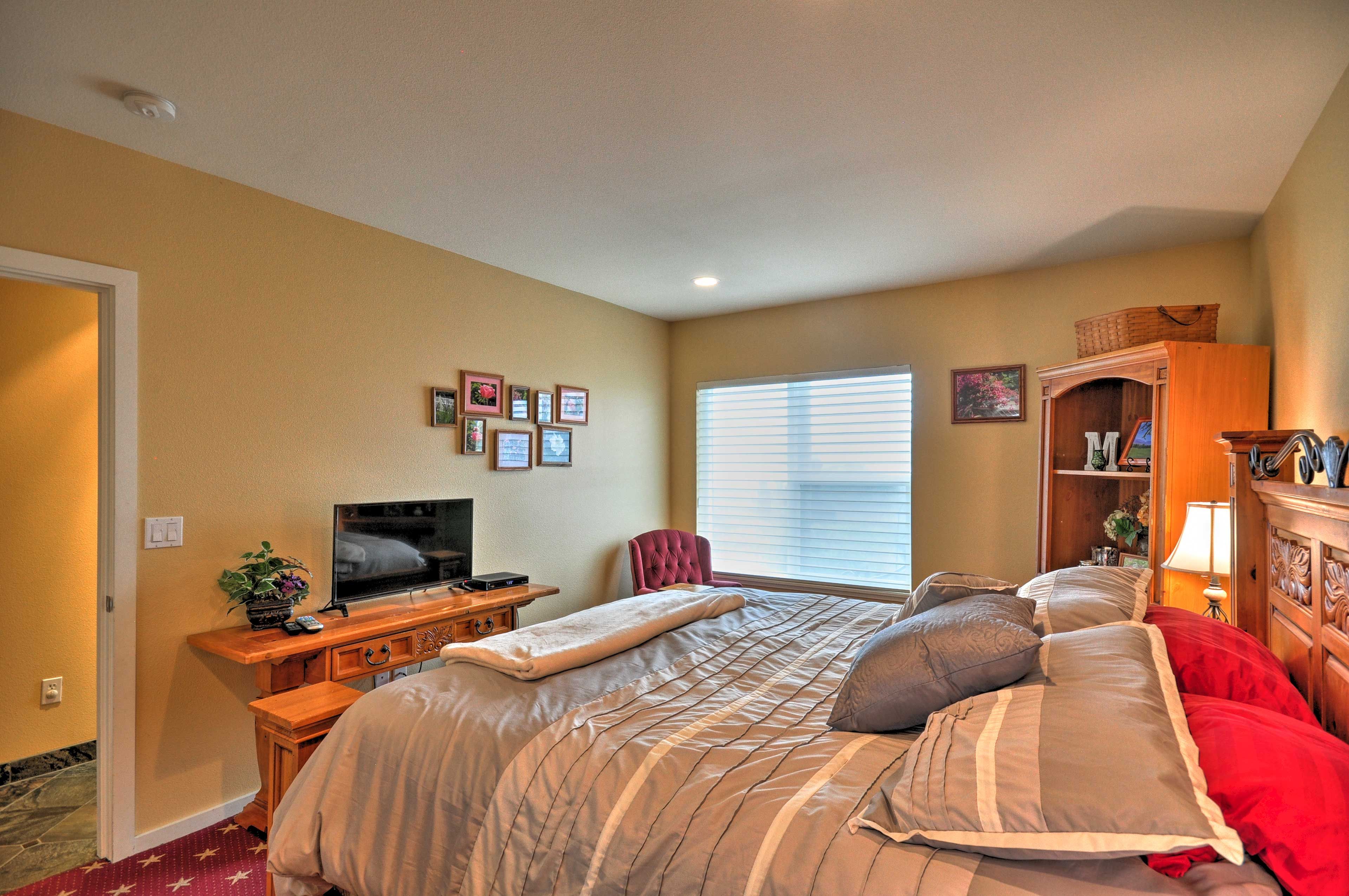 Watch movies as you drift off to sleep.