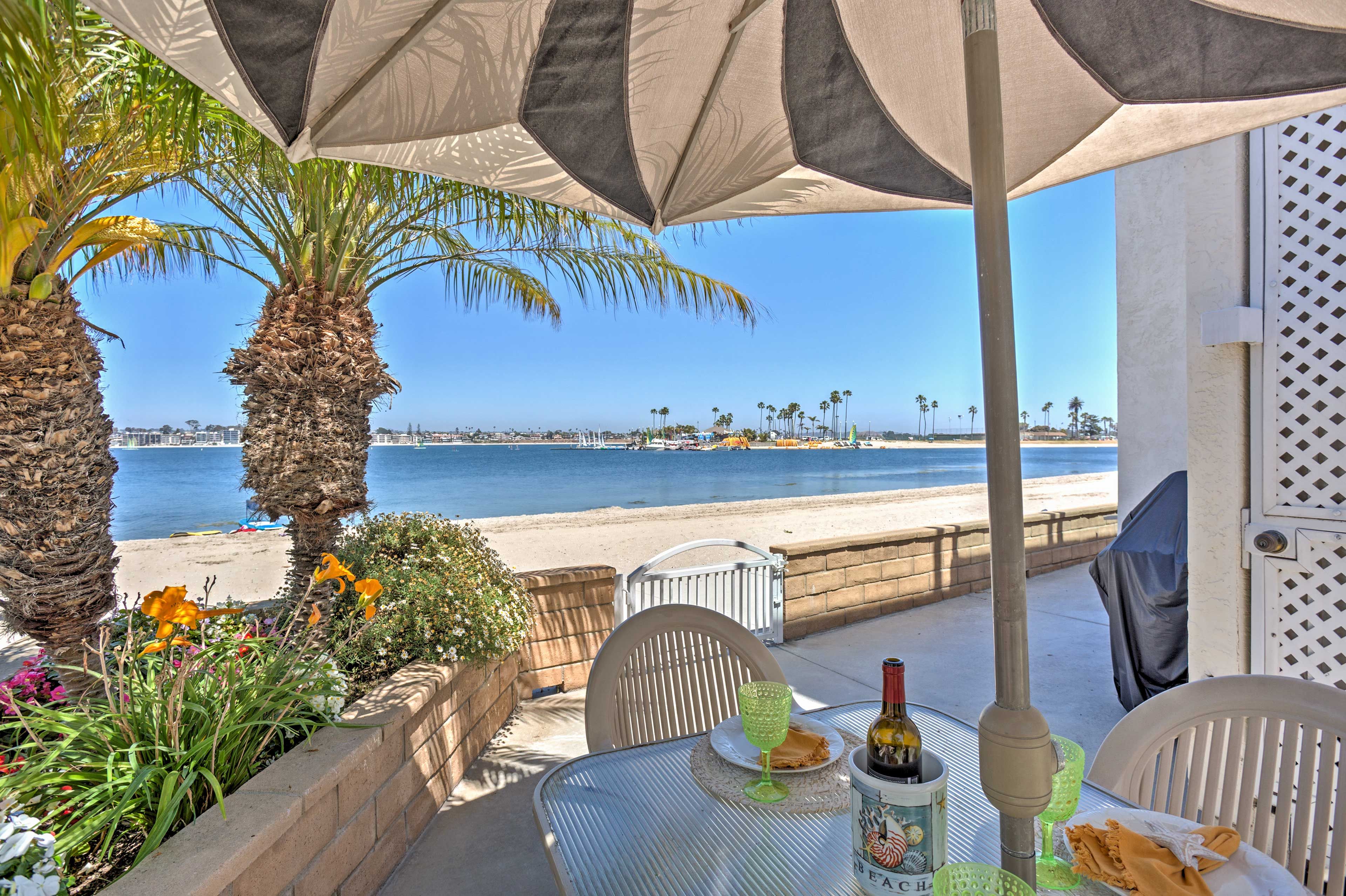 Enjoy stunning ocean views right from this condo.