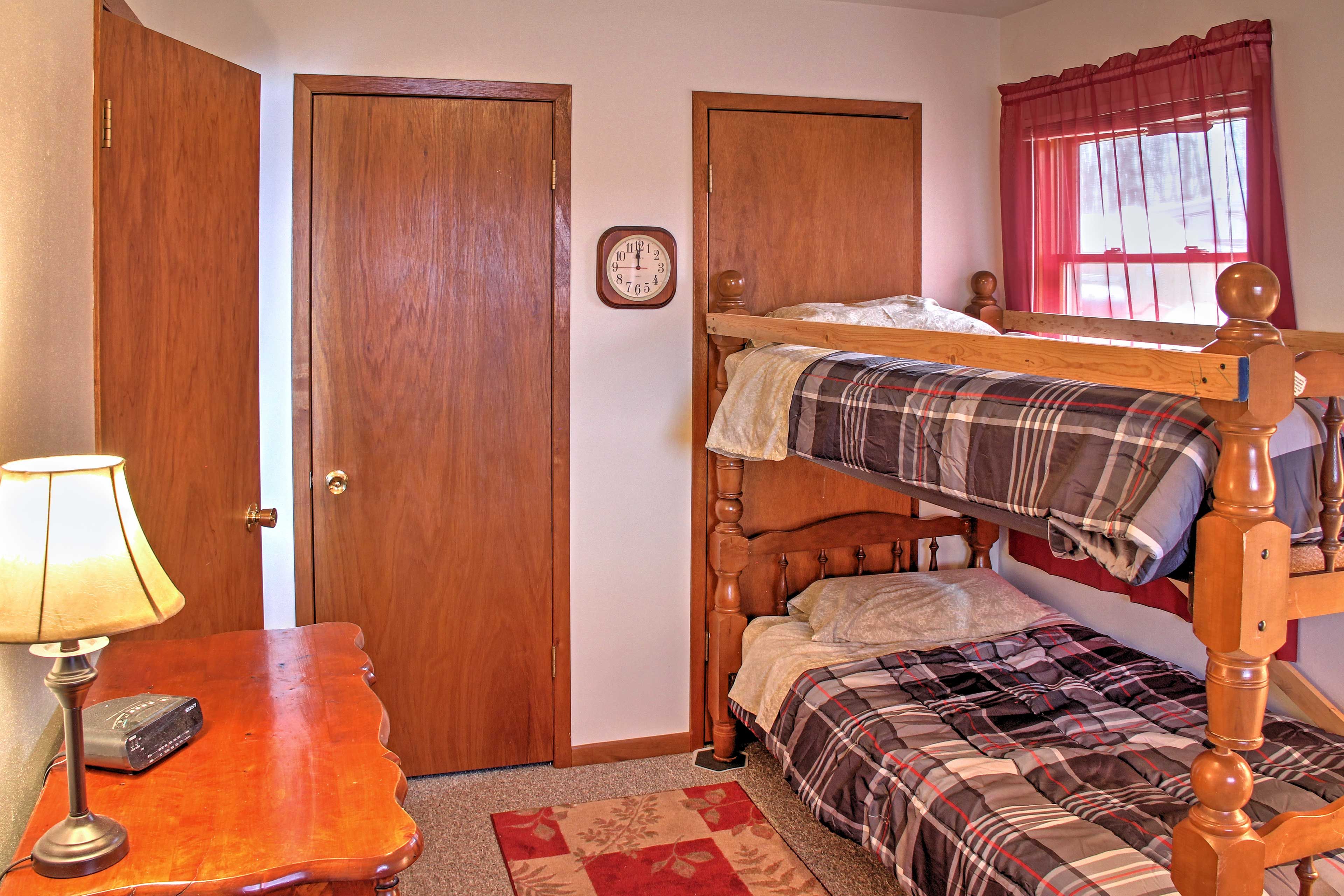 The kiddos will love the bunk bed