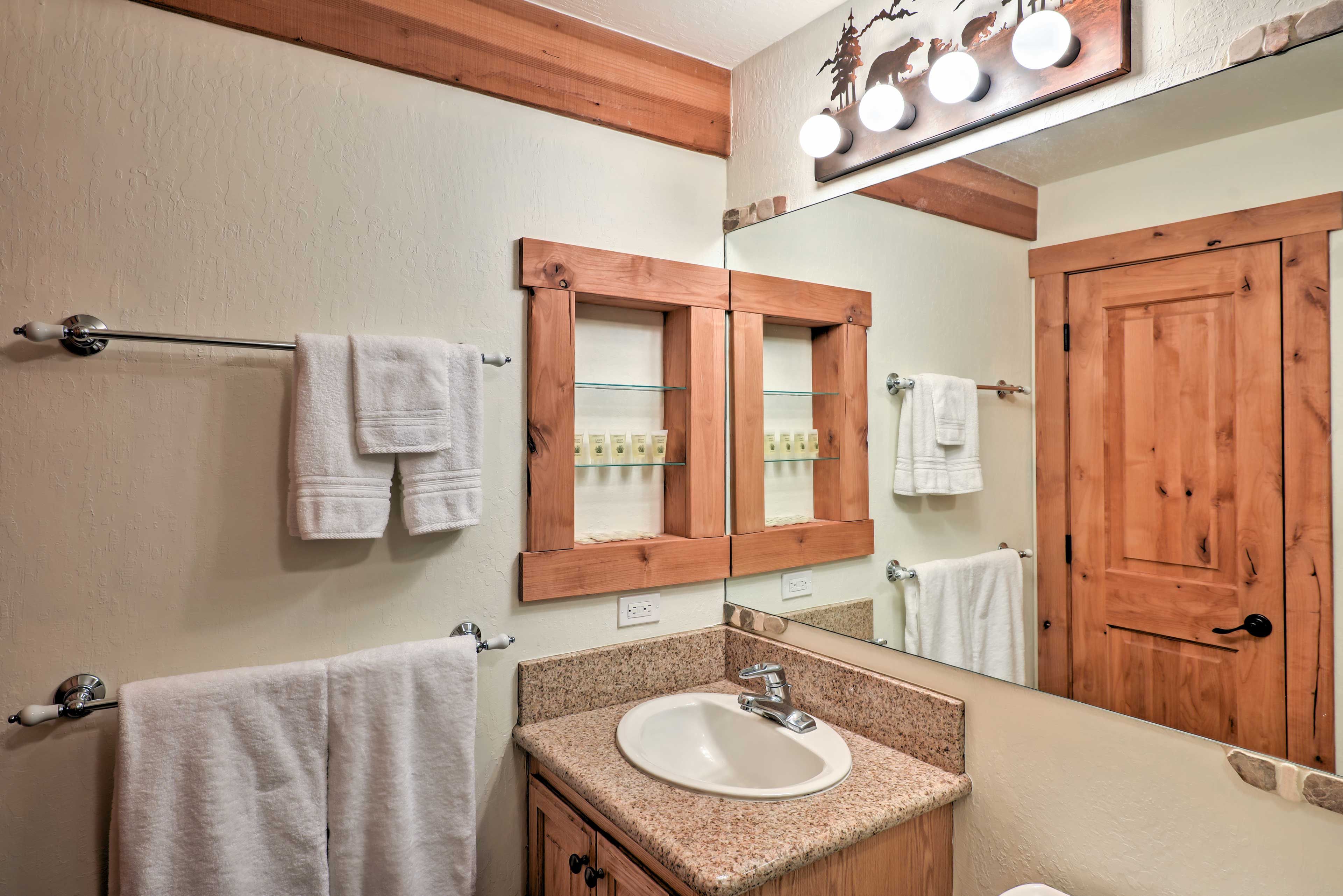 Fresh linens and towels are provided for your stay.
