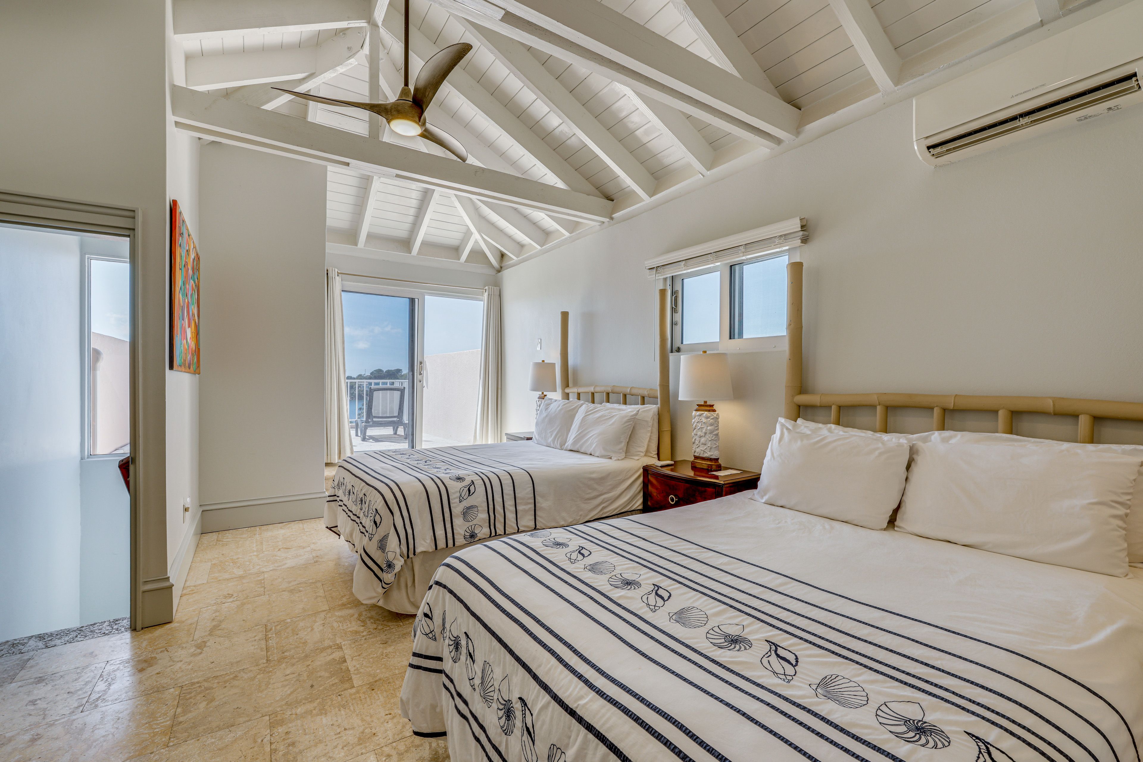 Bedroom 3 | 2nd Floor | 2 Queen Bed | En-Suite Bathroom | Rooftop Patio Access