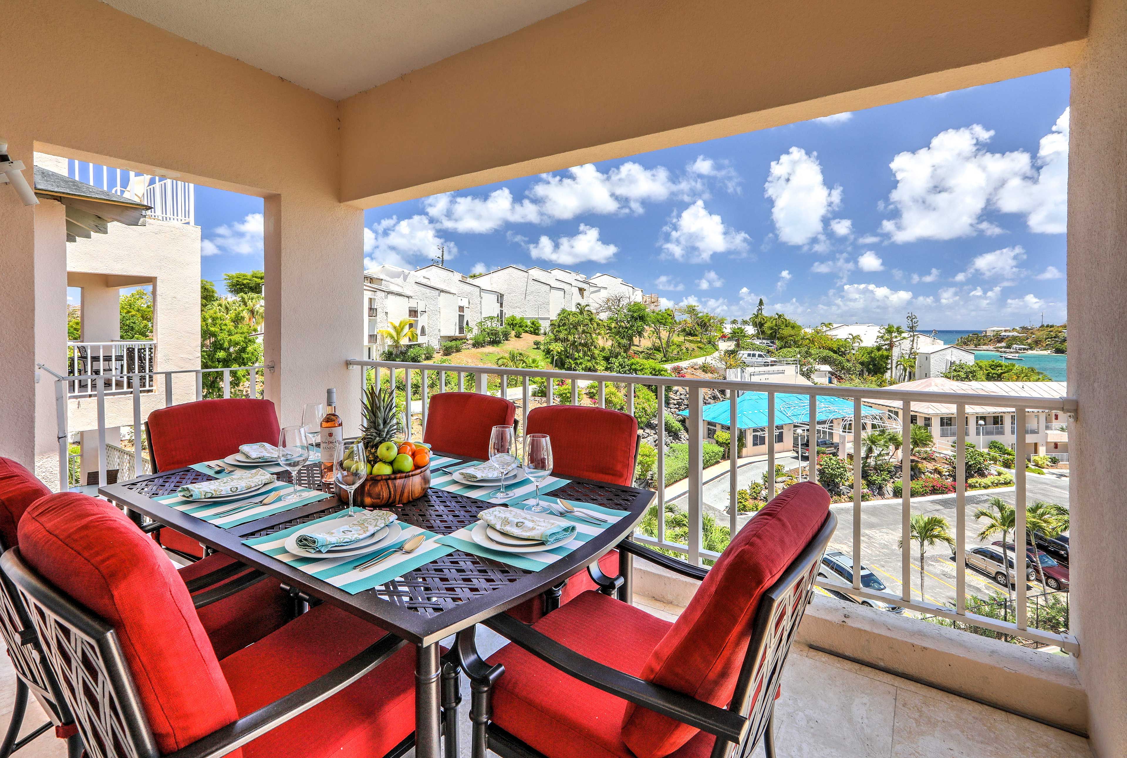 St. Thomas Vacation Rental | 3BR | 3.5BA | 2,350 Sq Ft | Stairs Required