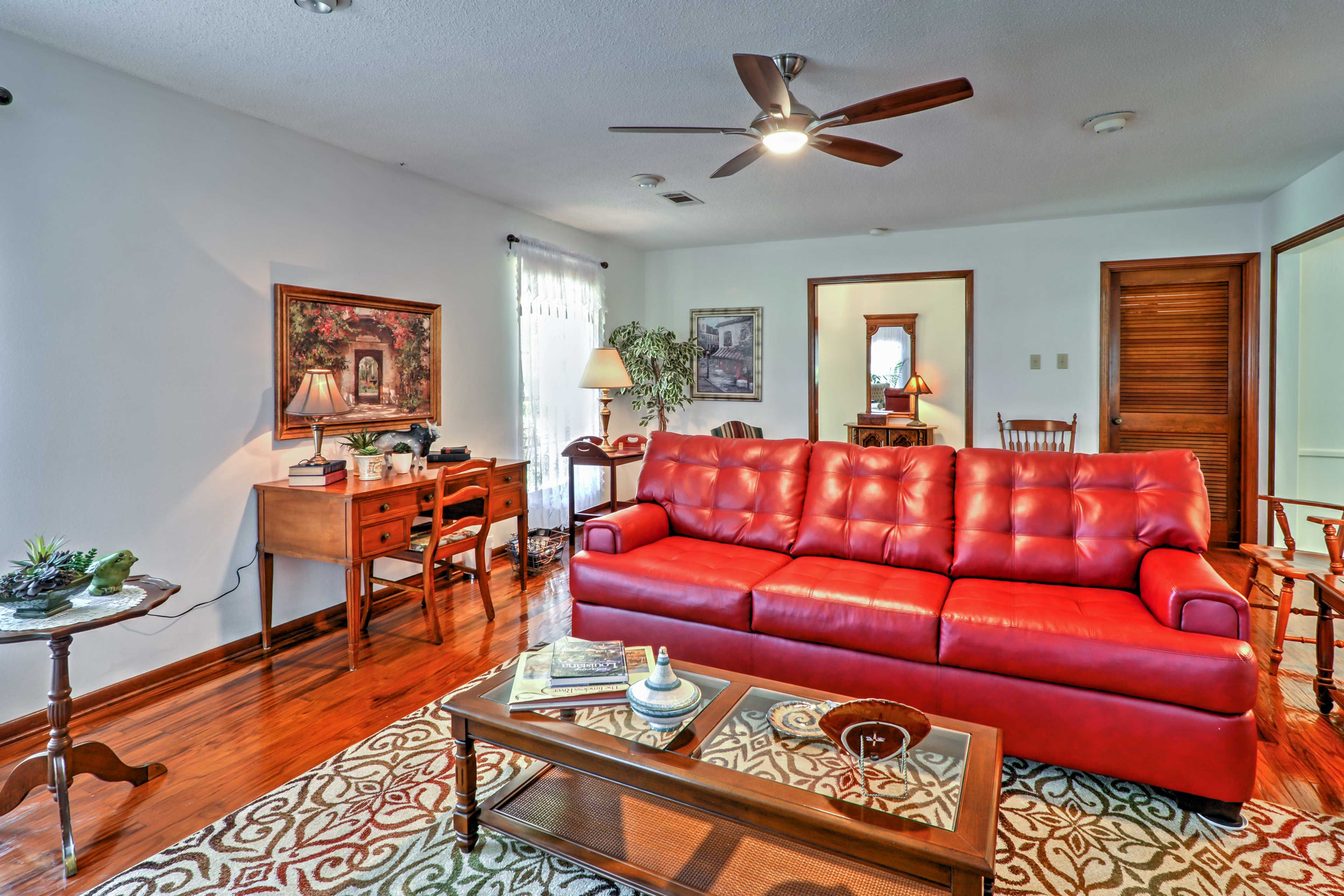 Pets are welcome at this home!