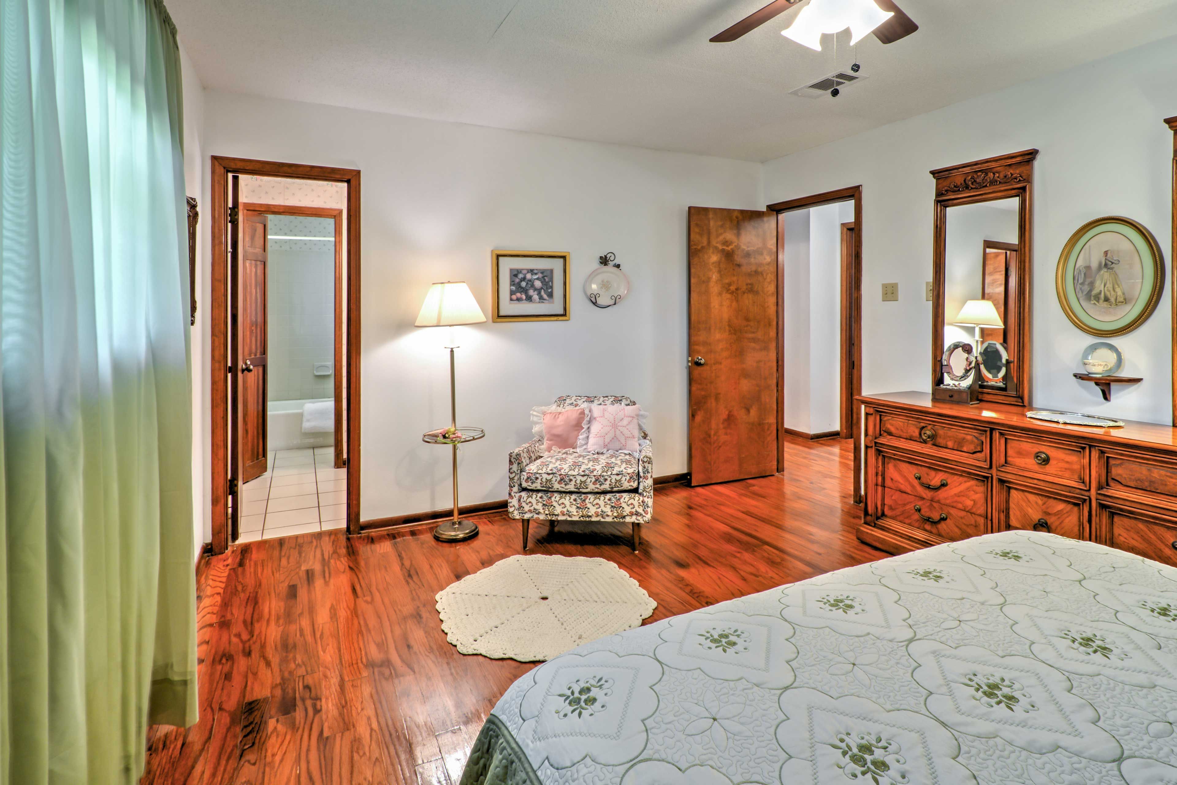 A ceiling fan will keep you nice and cool at night.