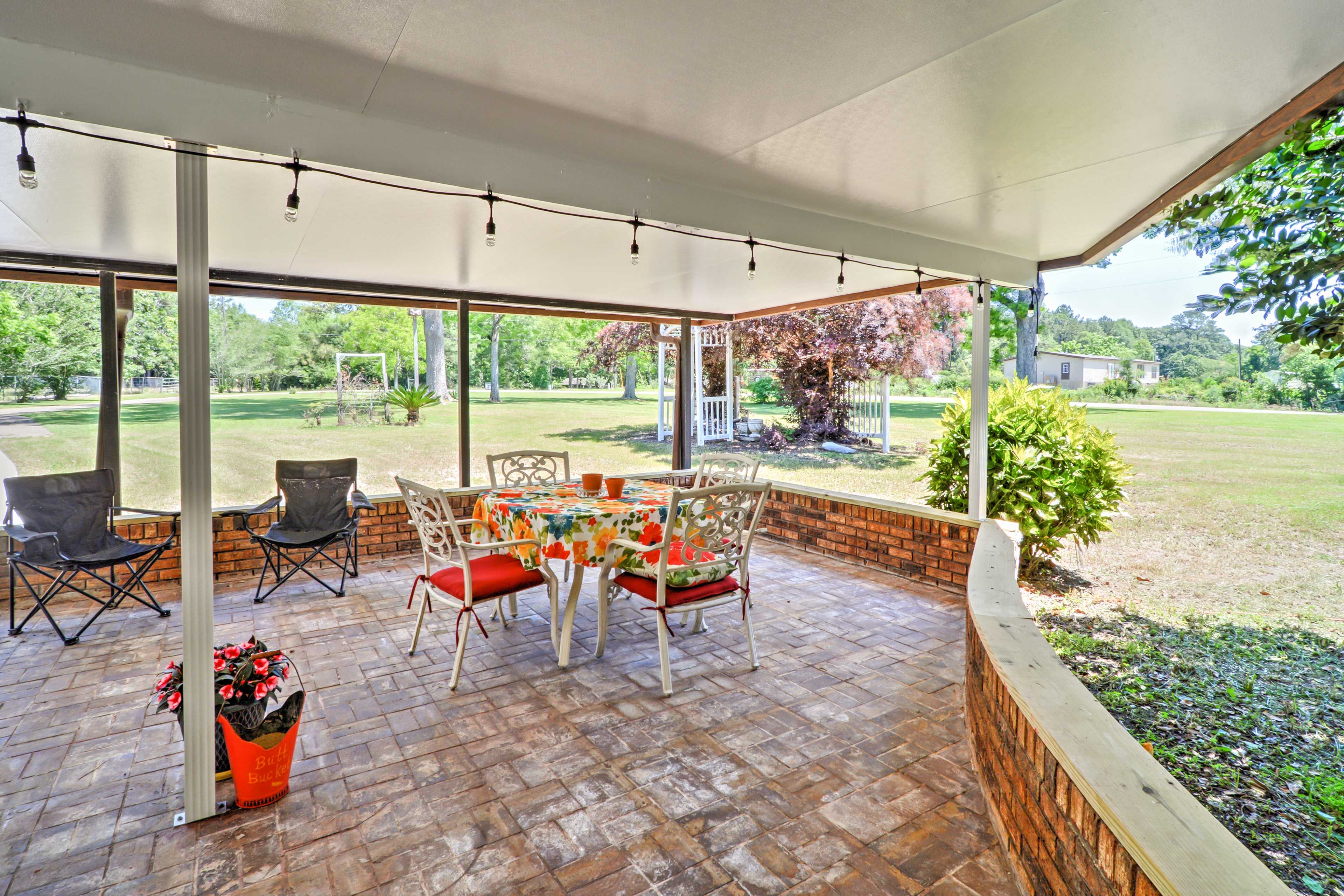 Step outside to get some fresh air.