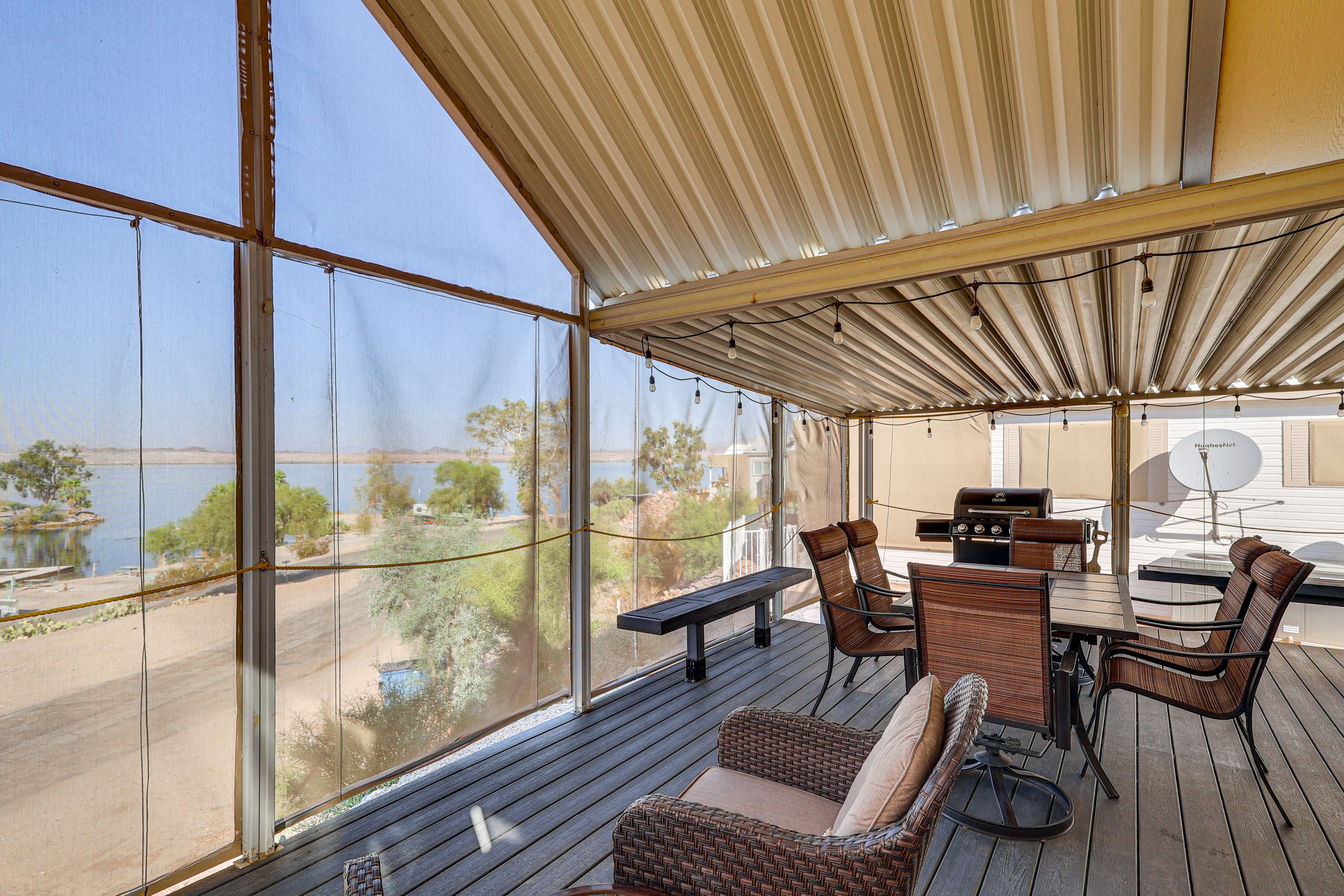 Lake Havasu City Vacation Rental | 1BR | 1BA | 900 Sq Ft | Stairs Required