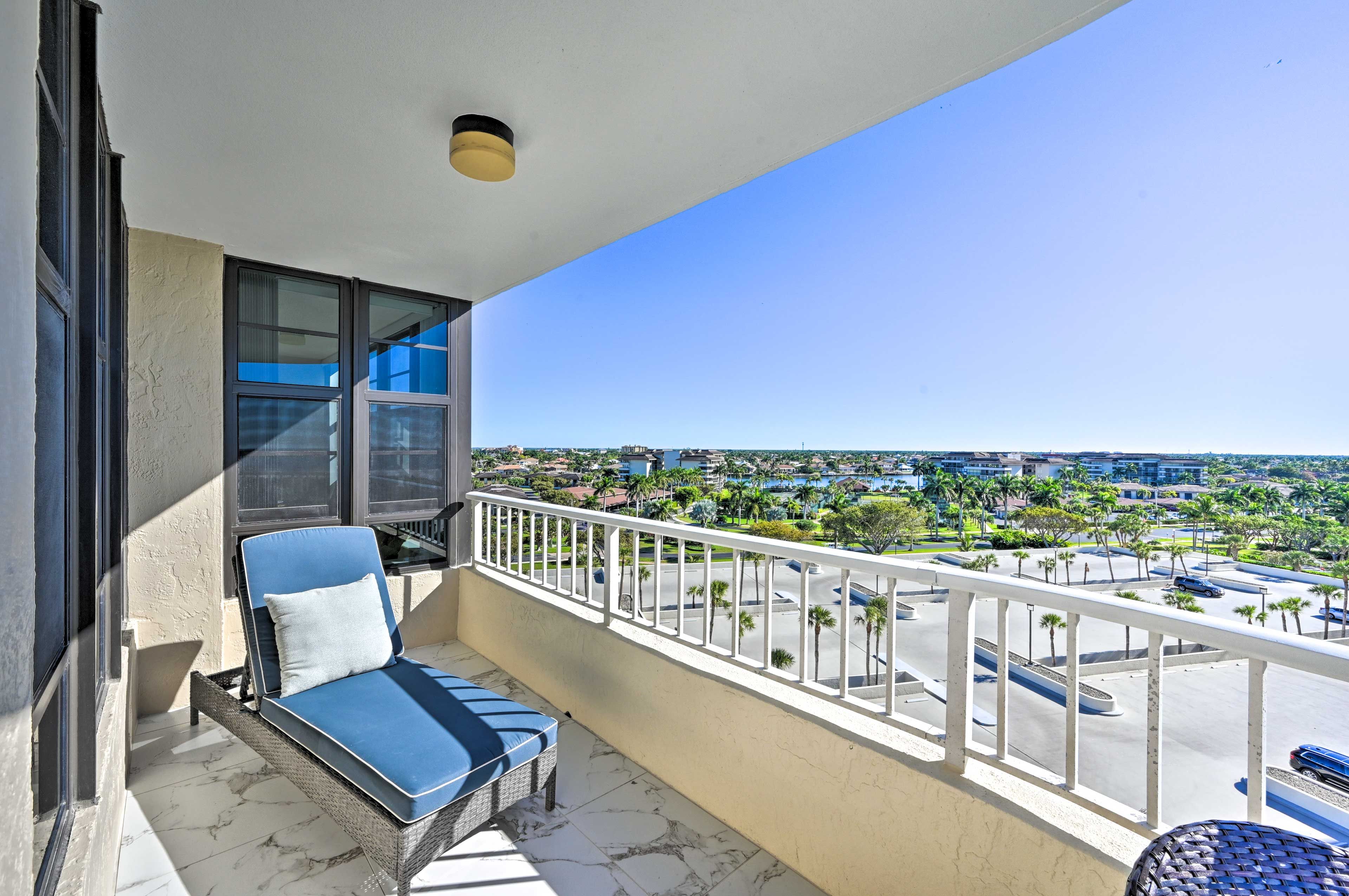 Located in The South Seas Club | 8th-Floor Unit | Elevator Access